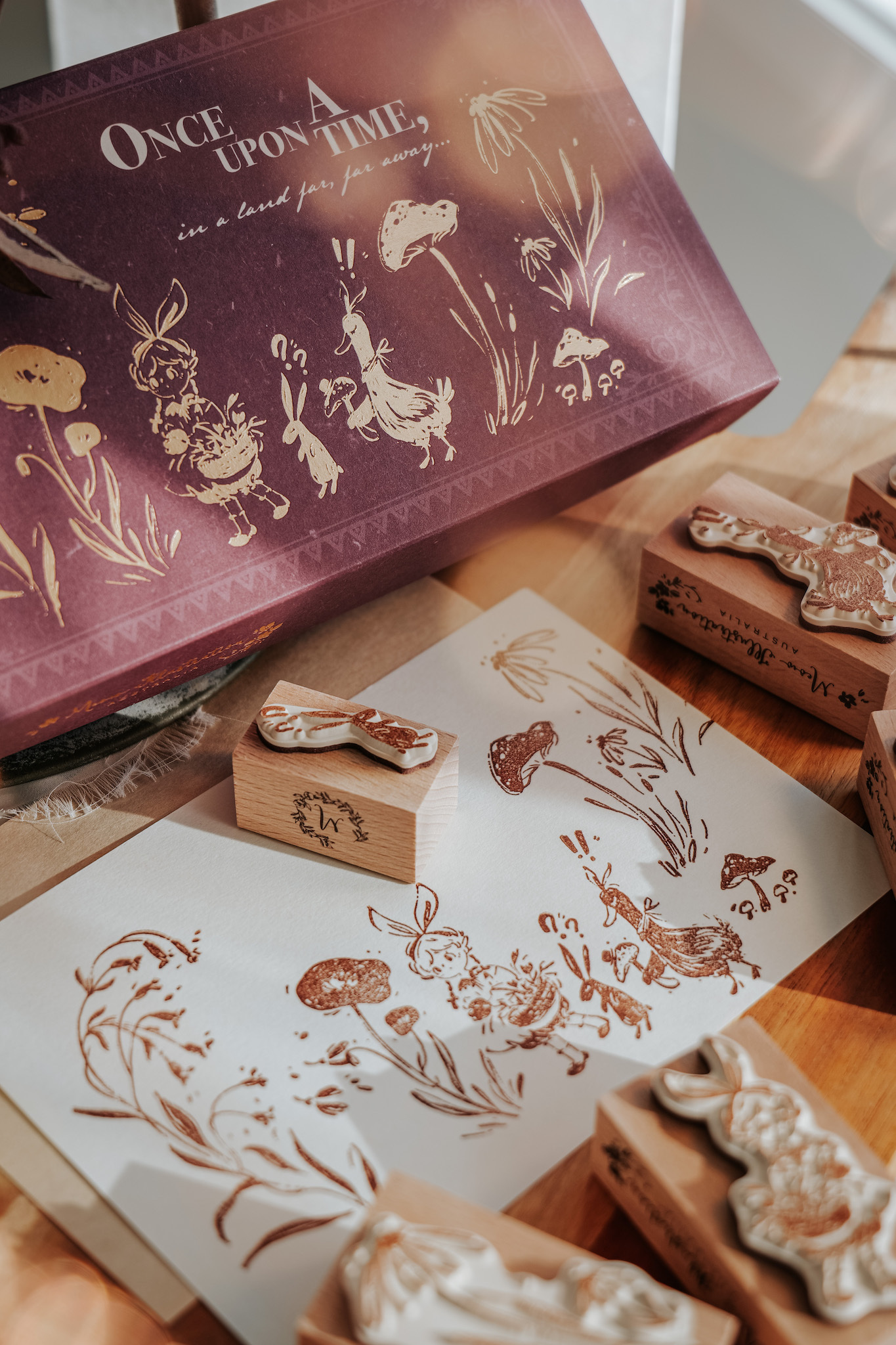 Meow Illustration．很久很久以前… 印章套組(8入組)