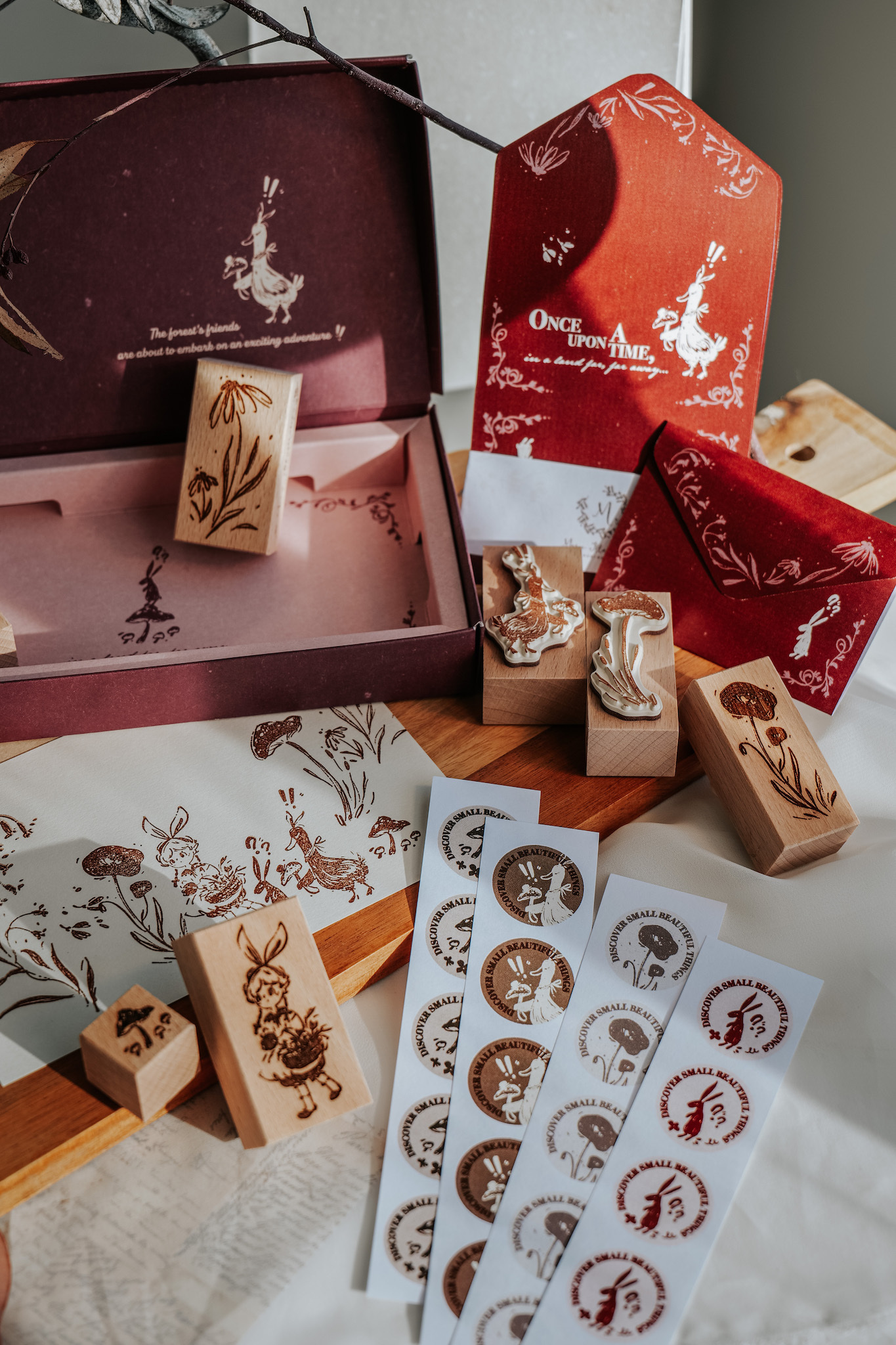 Meow Illustration．很久很久以前… 印章套組(8入組)