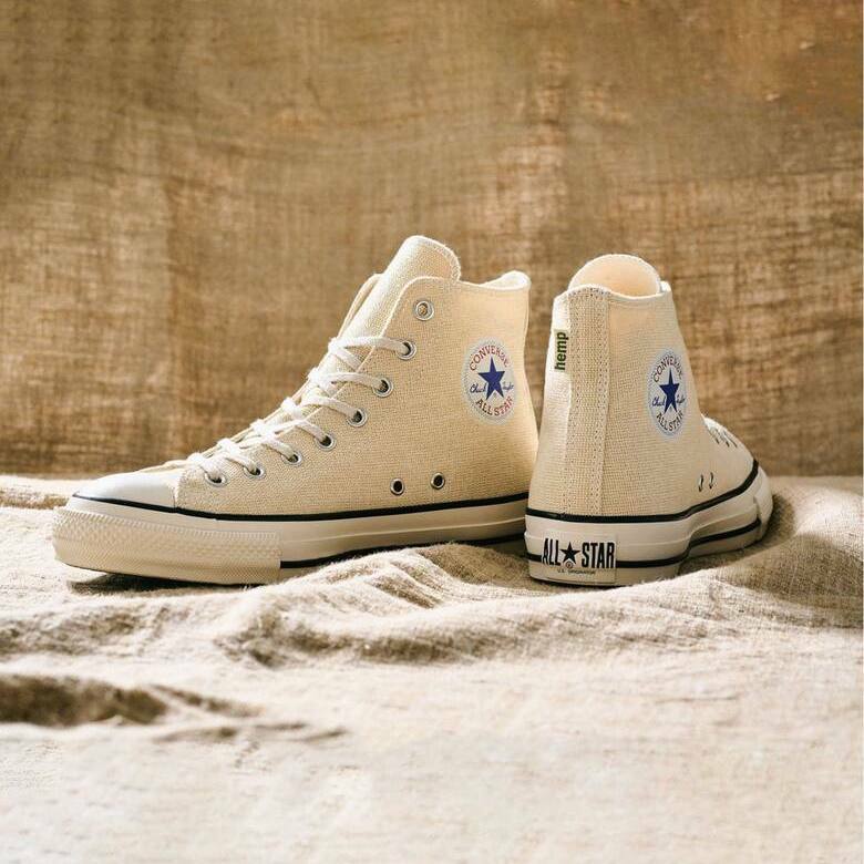 converse all star us HEMP 奶油亞麻白