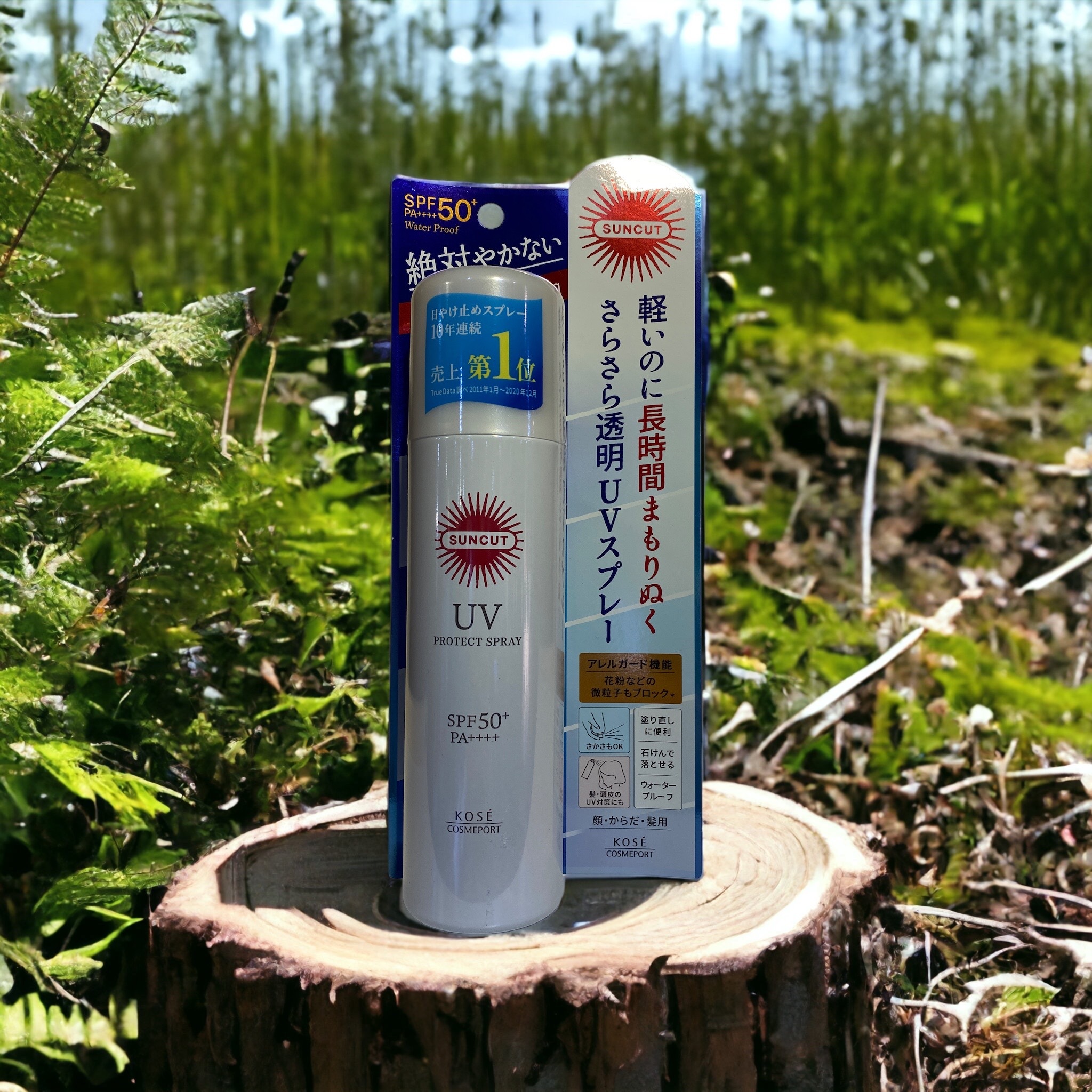 Kose 高絲 防水高效防曬噴霧 Suncut UV Protect Spray SPF50+ PA++++ 90g