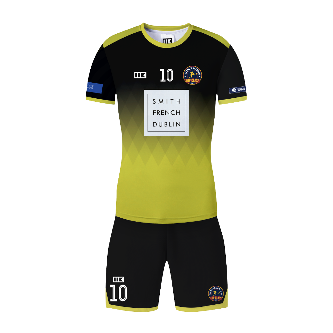 Top Class(兒童班)-2019-2024黃黑訓練球衣套裝(預訂)