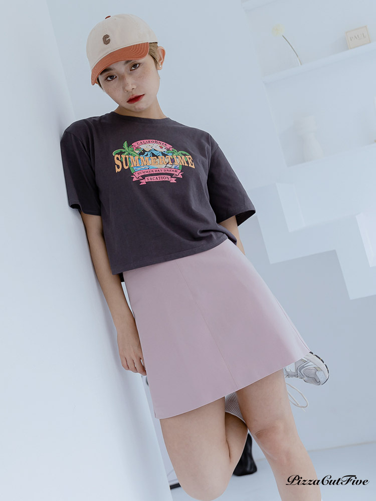 [SALE]簡約A字短裙 PizzaCutFive PCF232491001