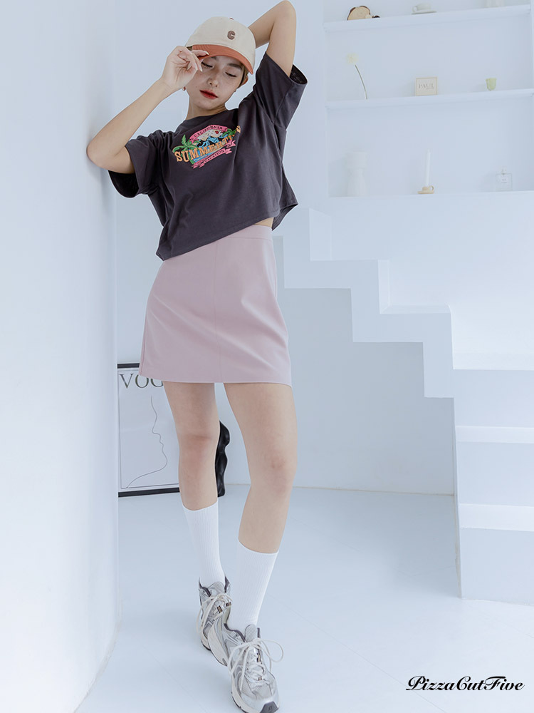 [SALE]簡約A字短裙 PizzaCutFive PCF232491001