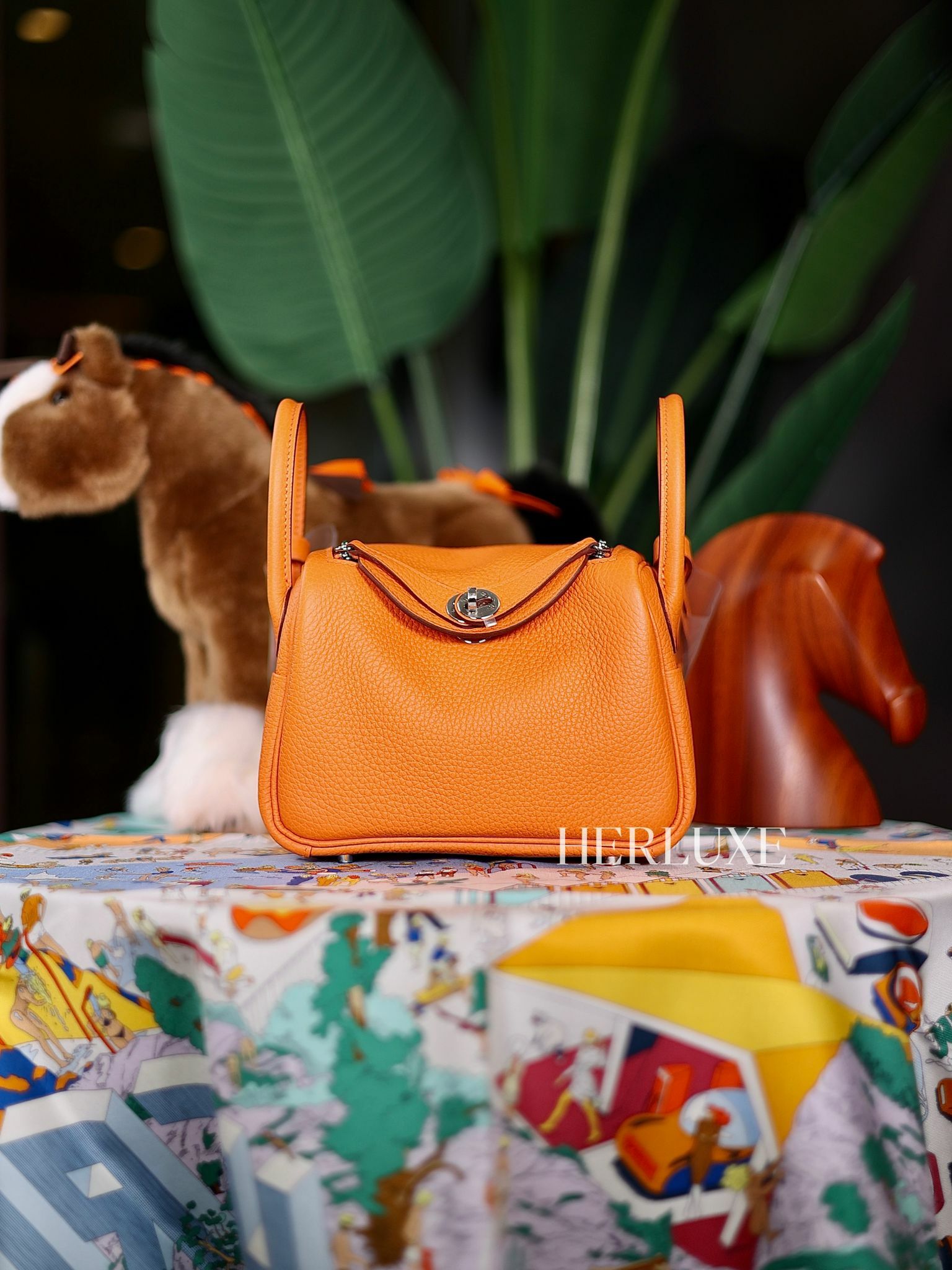 Lindy mini 93 orange ck tc B  （一代：肩帶長100cm)