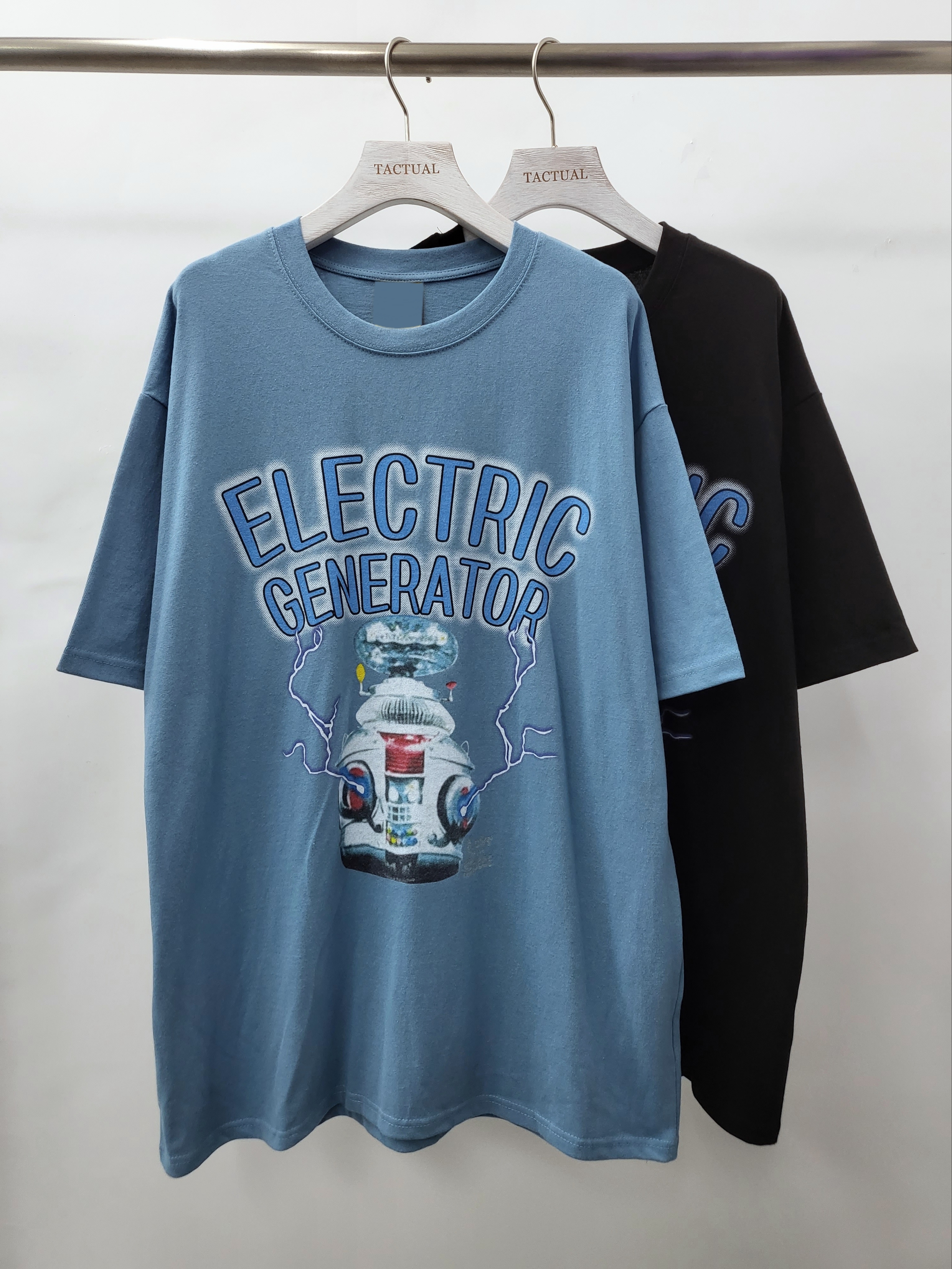 英文字圖案短袖Tee T4958