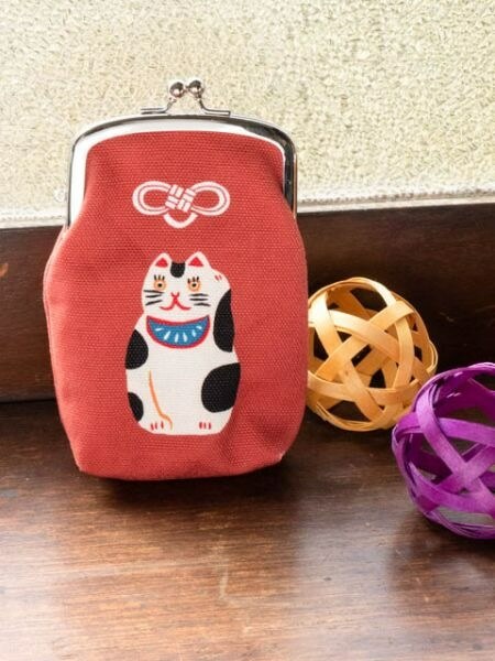 招財貓 御守系列口金包 零錢包｜日本カヤ KAYA