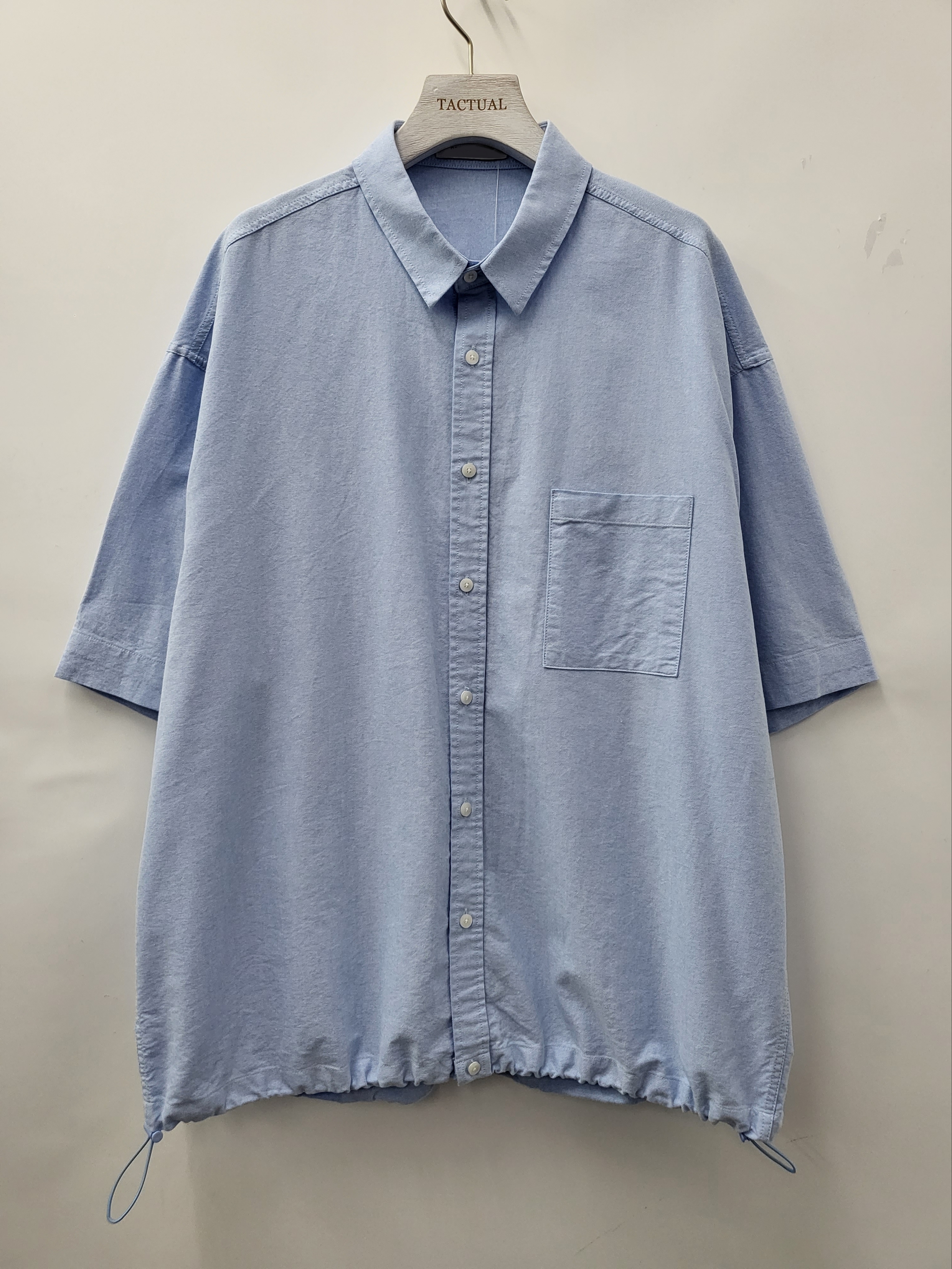 淨色可束腳短袖恤衫外套 S2013