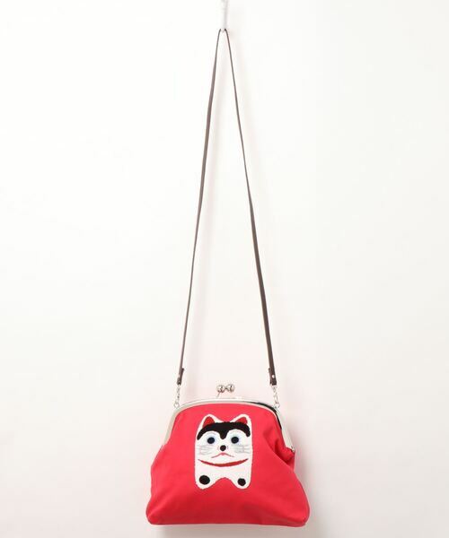 犬張子 刺繡款 御守系列口金包 肩背包｜日本カヤ KAYA