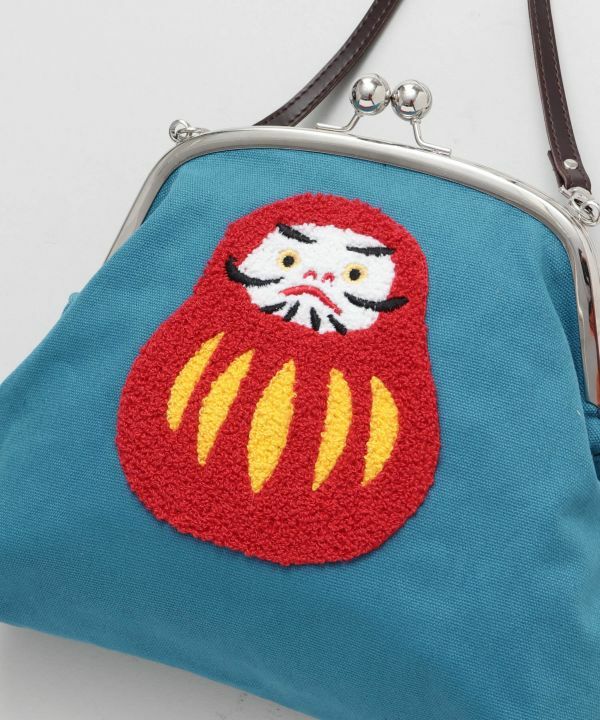 達摩 刺繡款 御守系列口金包 肩背包｜日本カヤ KAYA