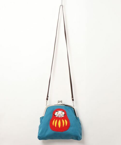 達摩 刺繡款 御守系列口金包 肩背包｜日本カヤ KAYA