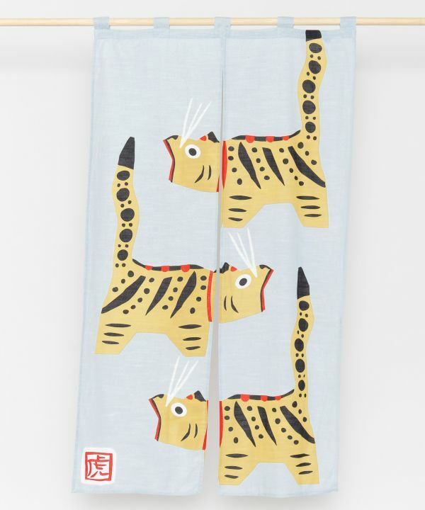 張子虎 長暖簾 純棉門簾｜日本カヤ KAYA