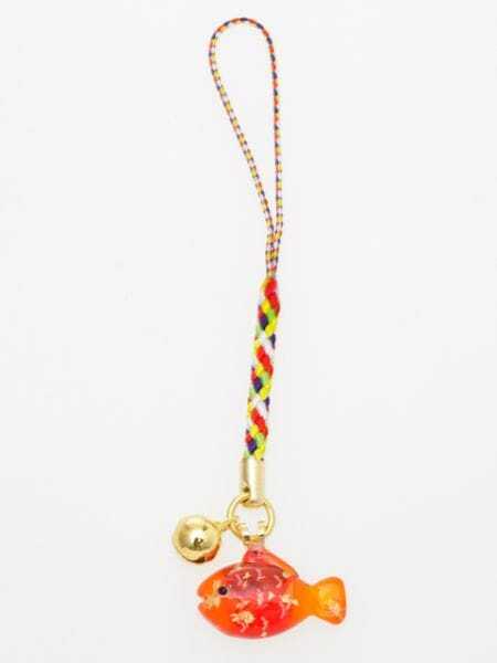 日本吉祥物 金箔玻璃吊飾｜日本カヤ KAYA