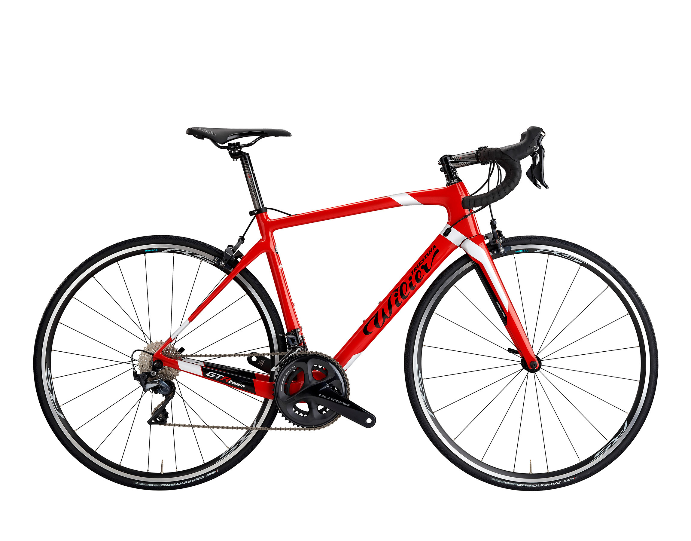 Wilier GTR Team 車架（紅色 / 白色 / 黑色光面） L 尺寸 RIM
