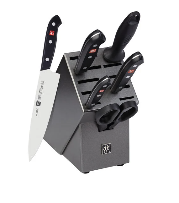 德國孖人牌 ZWILLING TRADITION 7 件刀套裝 (隨送限定7"刀及骨剪 共9件）