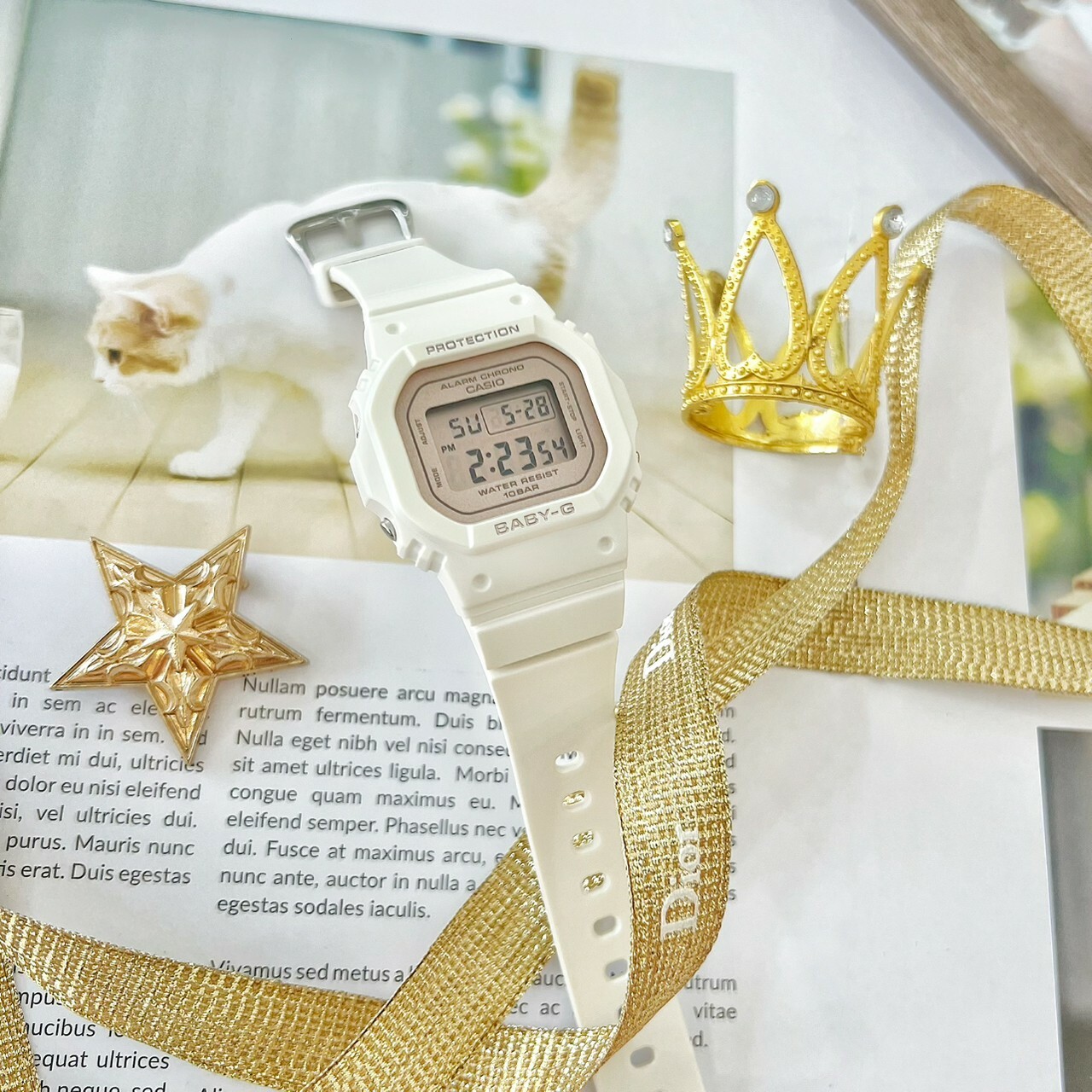 【BABY-G】春日色彩-色調運動計時女錶 BGD-565SC-4D 37.9mm 現代鐘錶