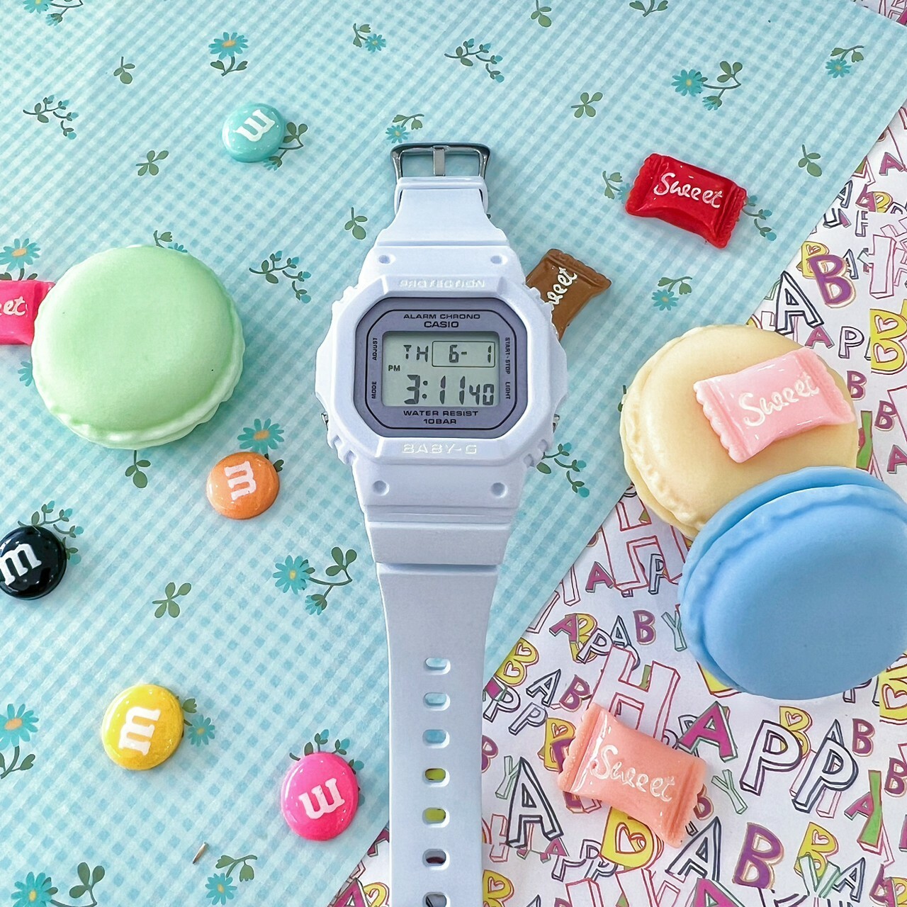 【BABY-G】春日色彩-色調運動計時女錶 BGD-565SC-2D 37.9mm 現代鐘錶