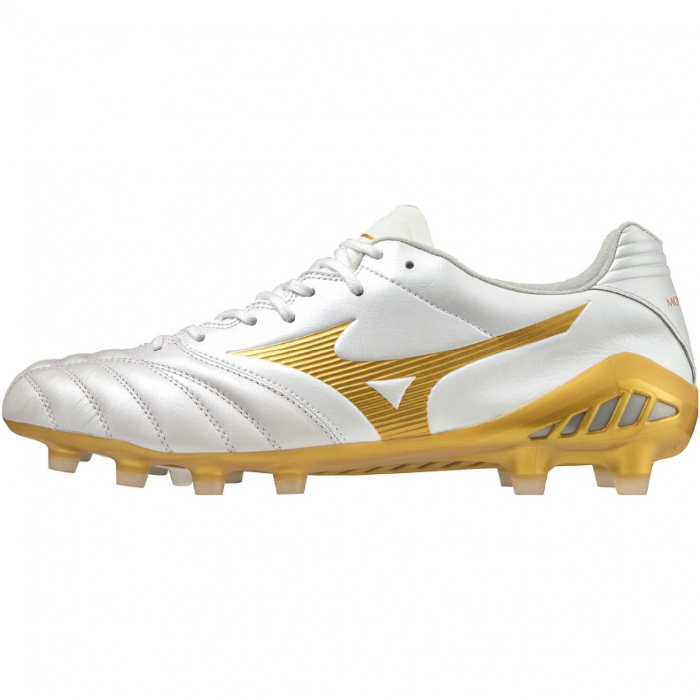 MIZUNO MONARCIDA NEO II ELITE 仿真草地/草地足球鞋 白金色