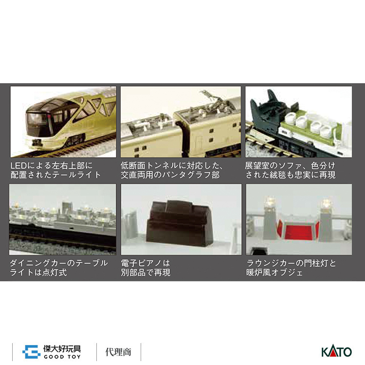 KATO 10-1890 JR東日本E001形<TRAIN SUITE 四季島> 增結(6輛)