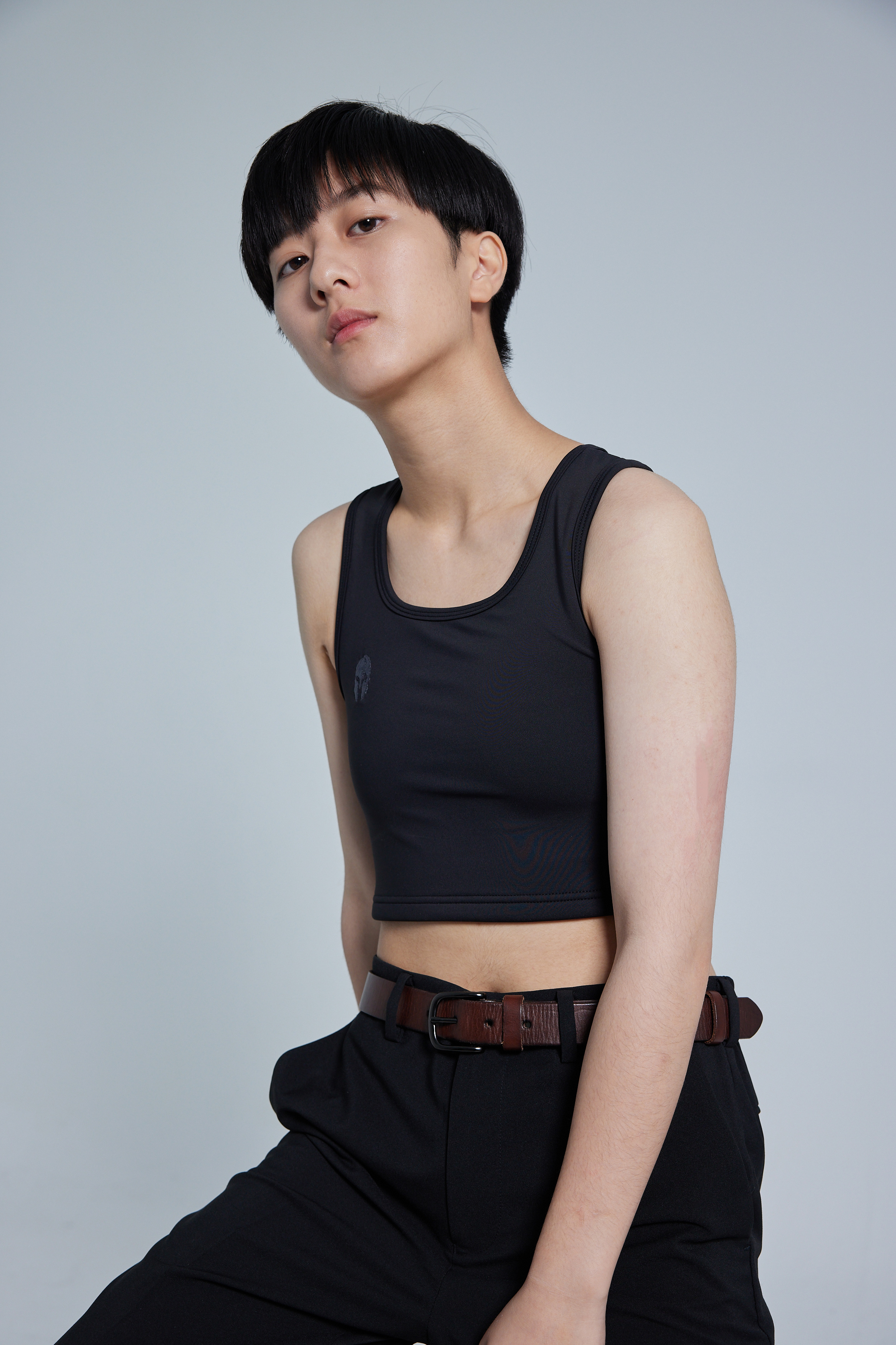 Warrior束胸-空氣流親膚透氣-套頭款-黑色