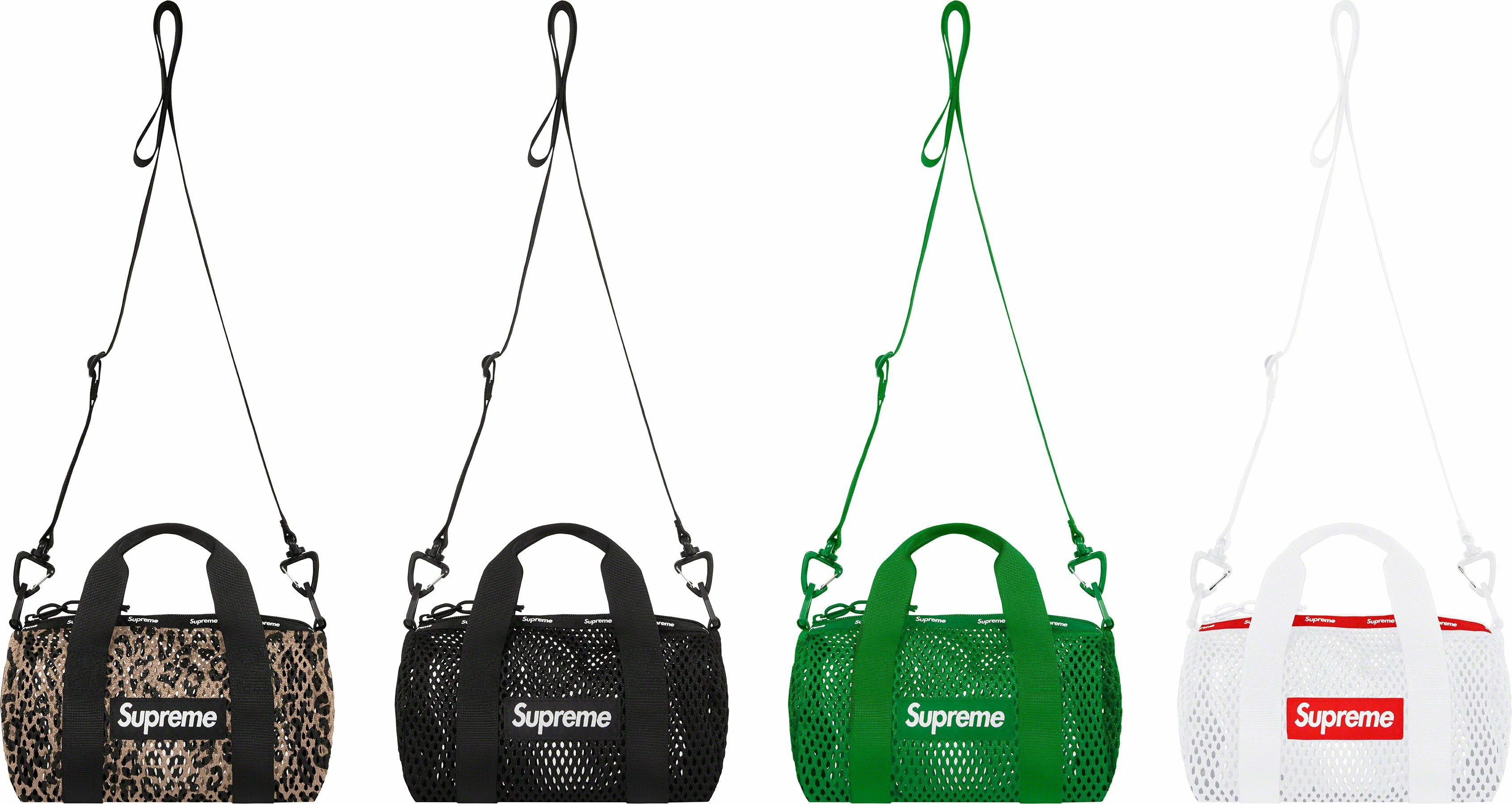 2023SS SUPREME MESH MINI DUFFLE BAG 側背包小包4色現貨