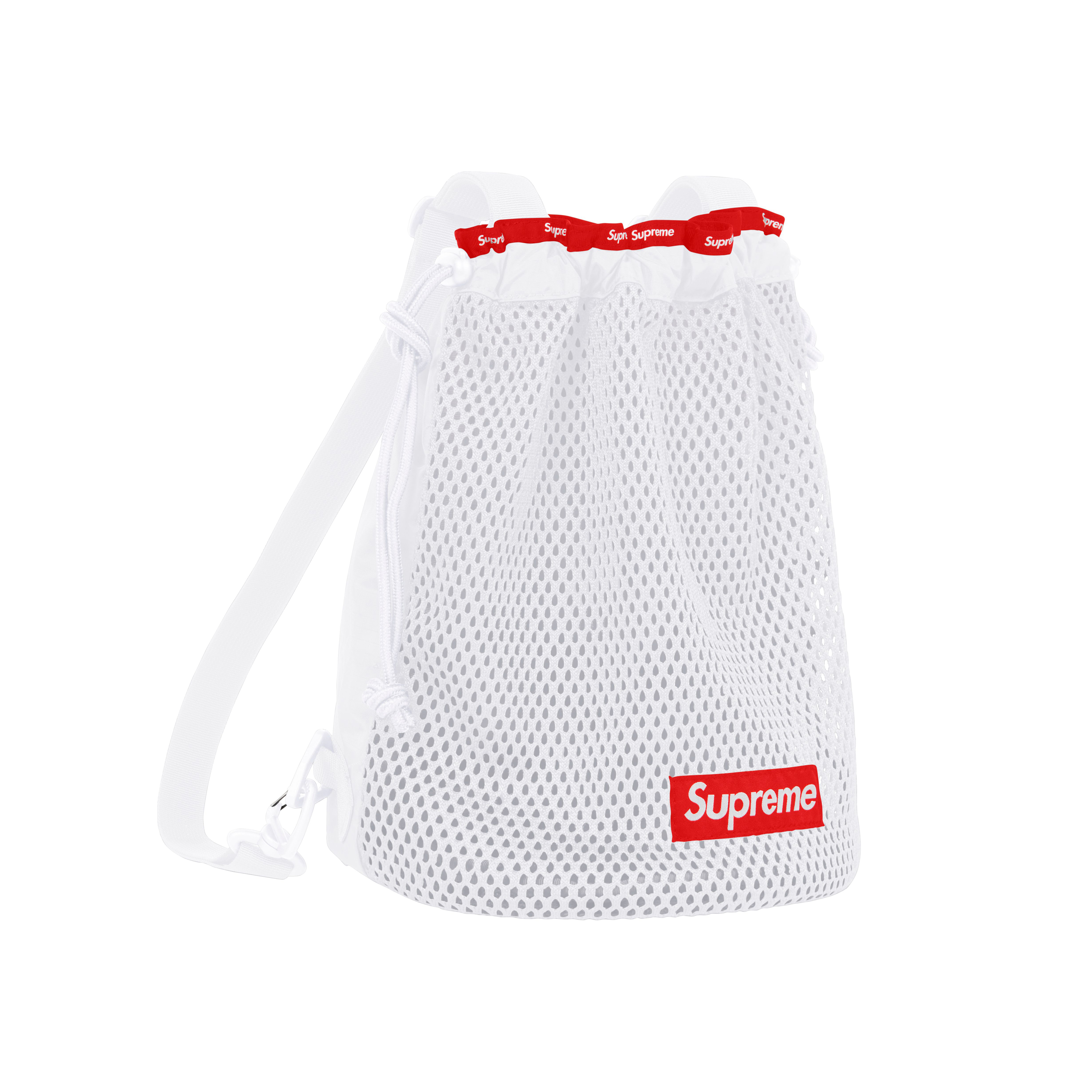 新規上場商品 【新品】23ss Supreme Mesh Small Backpack 白 | atyaf.ly