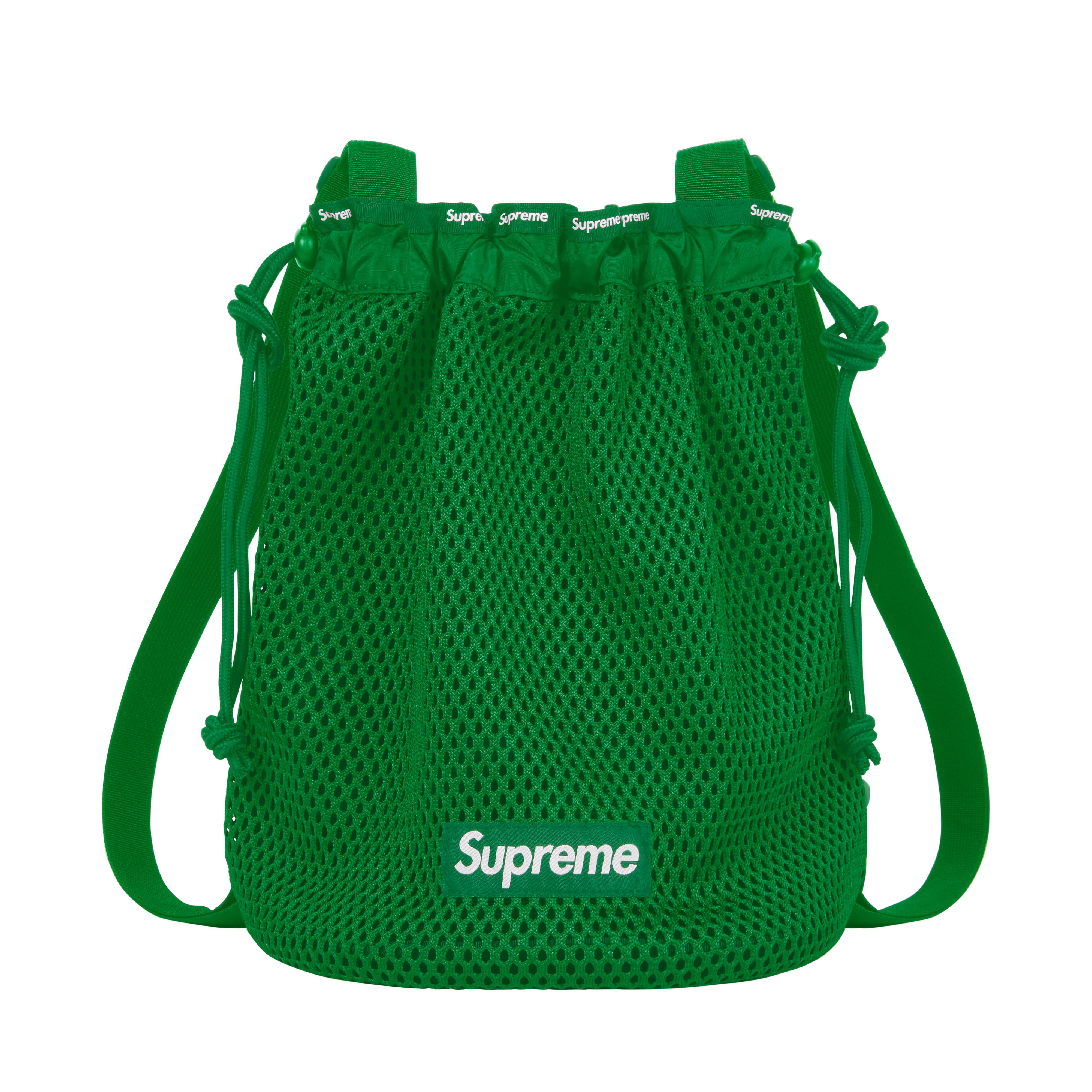 SUPREME MESH SMALL BACKPACK 迷你網後背包黑/綠/豹紋/白-SS23B21