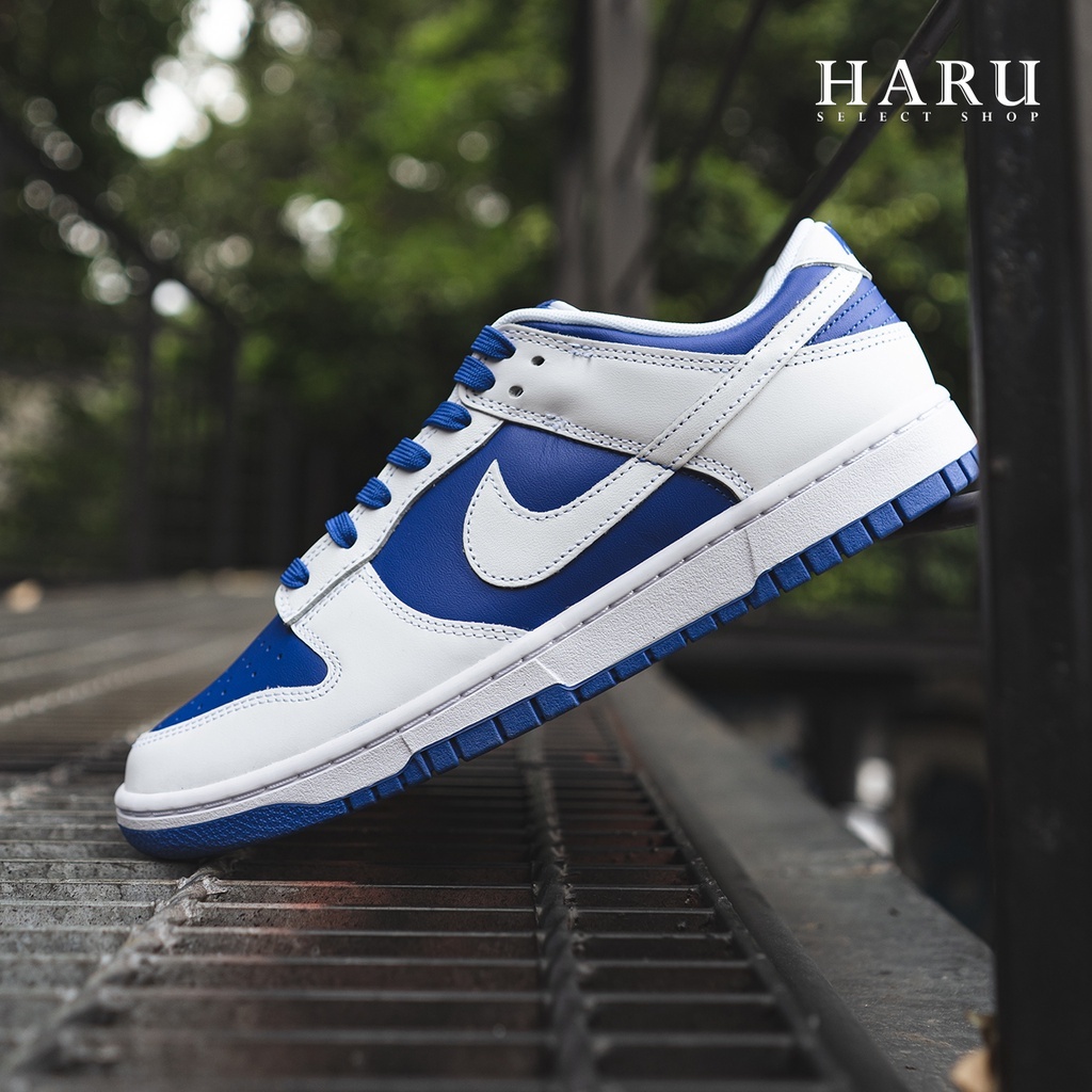 Nike Dunk Low Racer Blue White 反轉藍白 白藍 男女同款 復古休閒鞋 DD1391-401