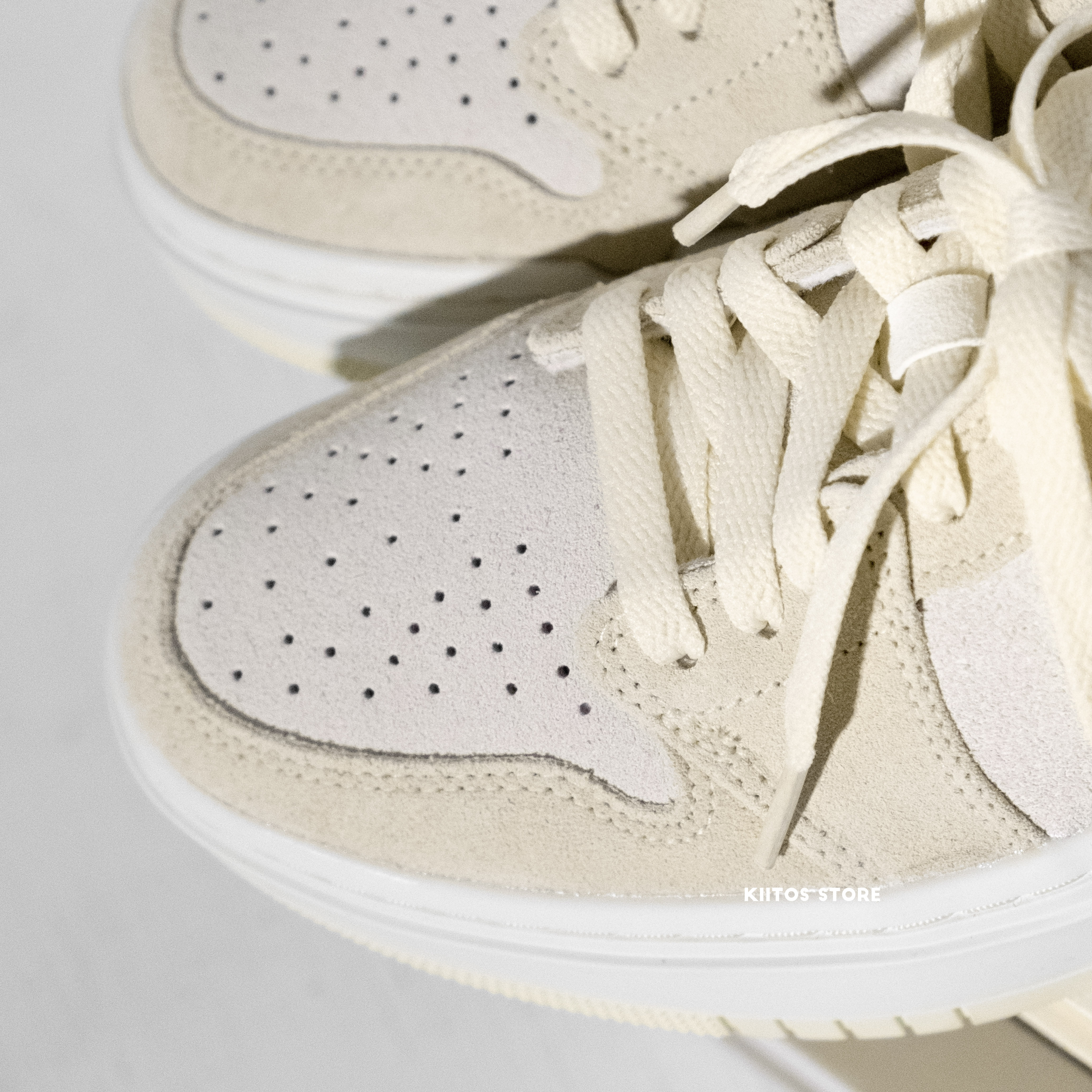 NIKE AIR JORDAN 1 LOW ELEVATE SE 麂皮燕麥奶