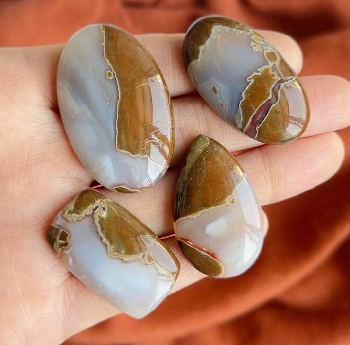 [原石] 雷公蛋瑪瑙 水晶墜面