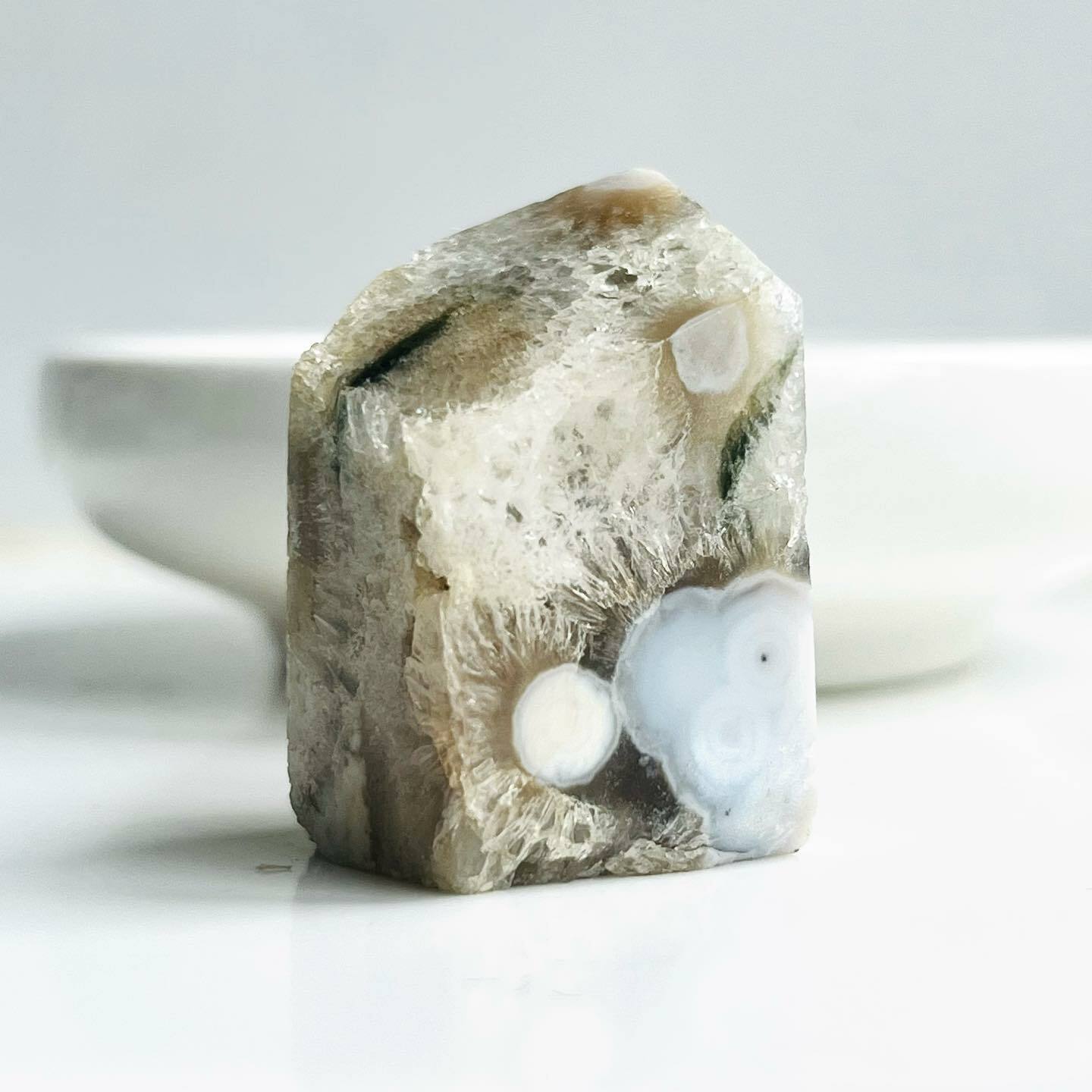 [原石] 老礦 馬達加斯加海洋碧玉