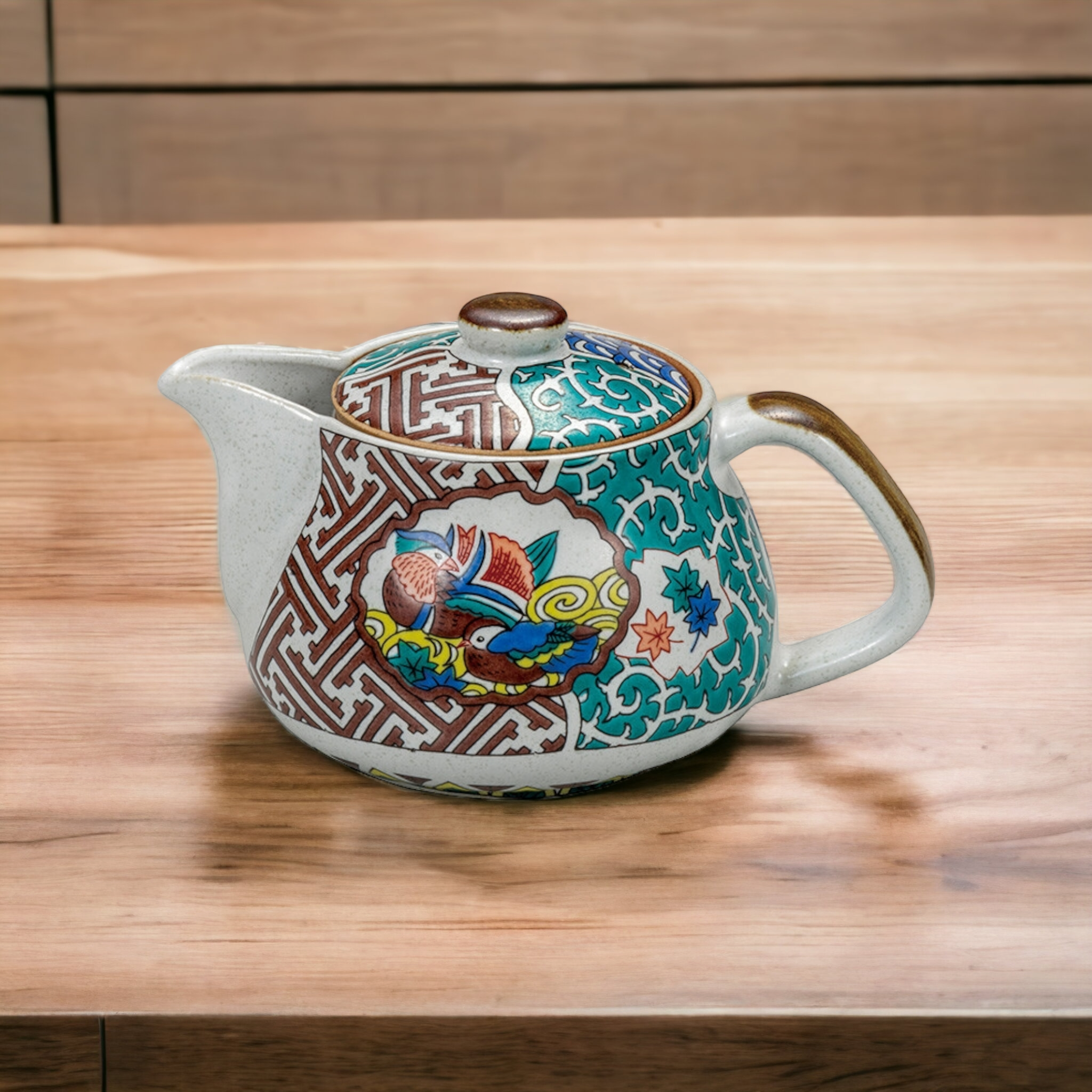 訂購」日本製九谷燒陶瓷茶壺(K8-563)