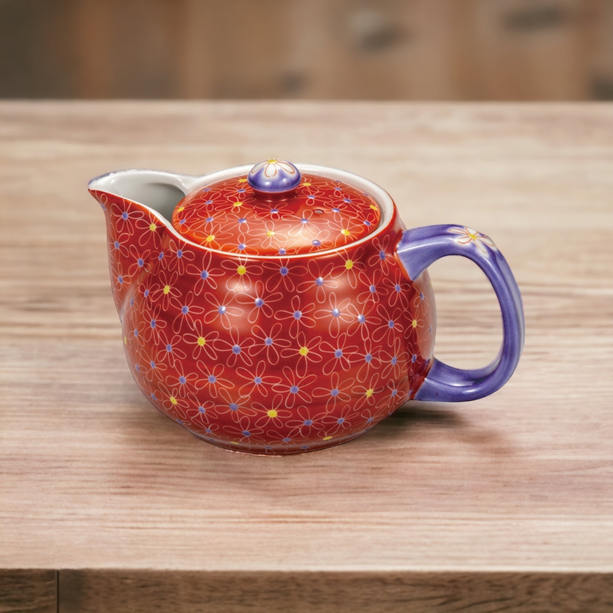 訂購」日本製九谷燒陶瓷茶壺(K8-565)