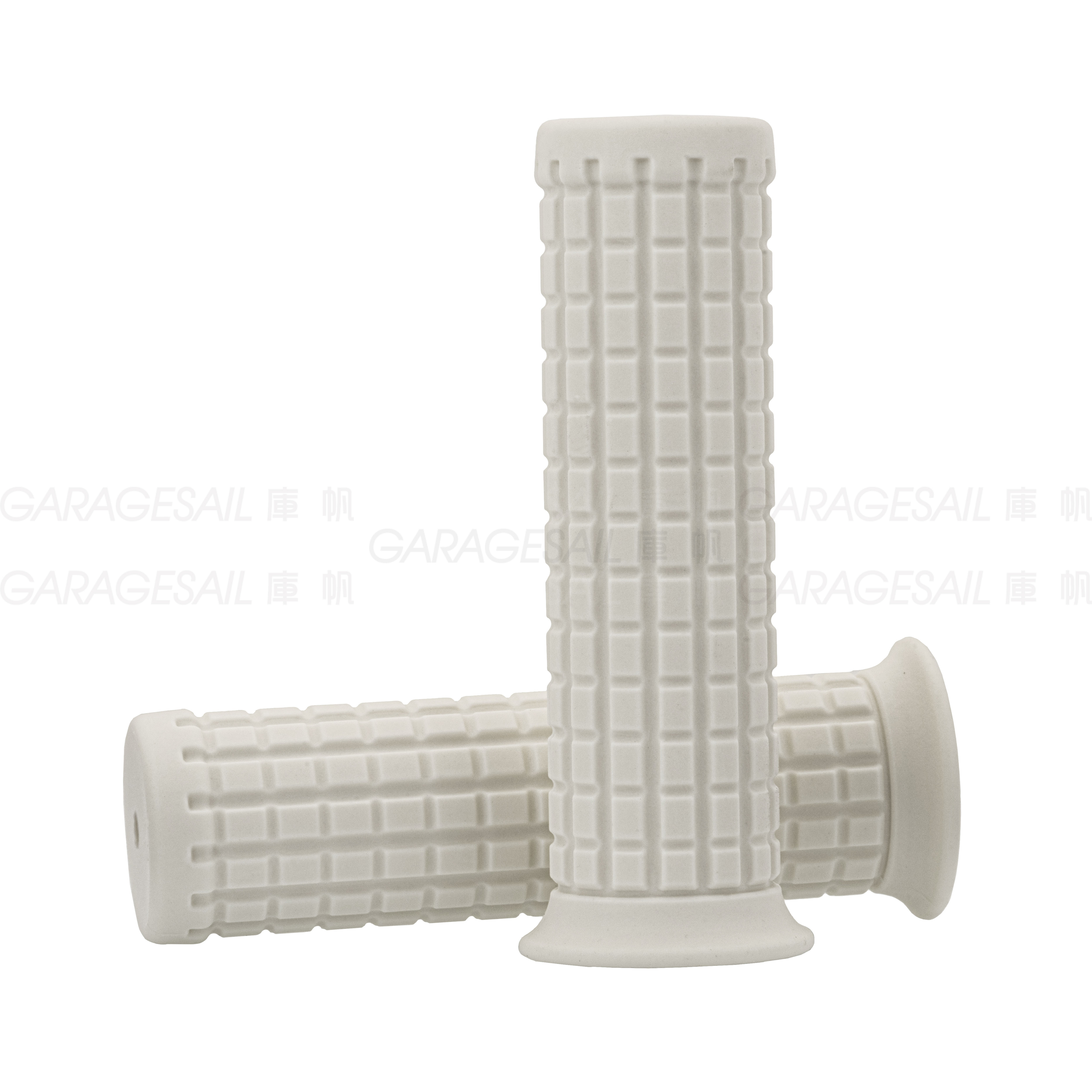 橡膠 握把套 方塊 - 白