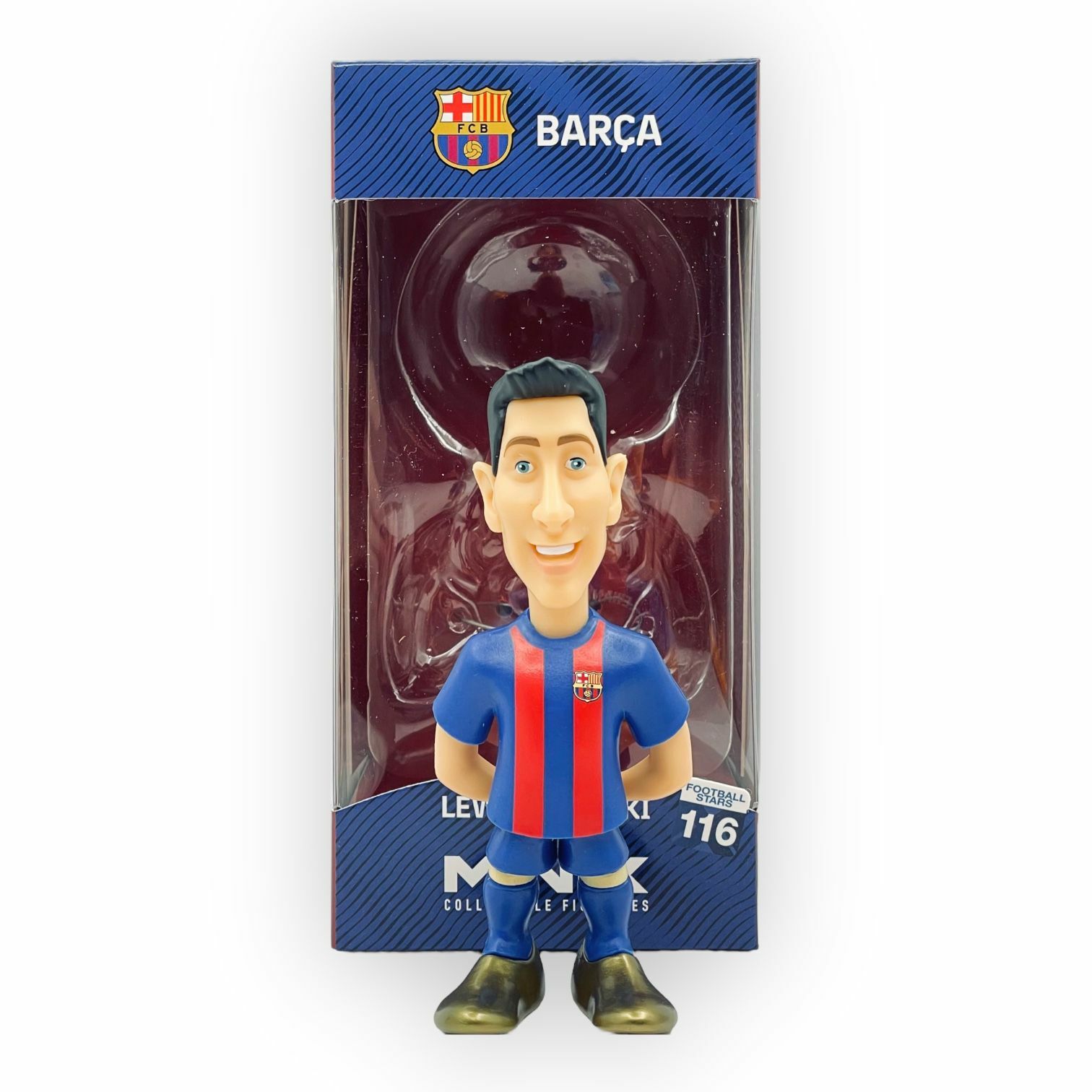 巴塞隆拿MINIX 12cm利雲度夫斯基LEWANDOWSKI公仔