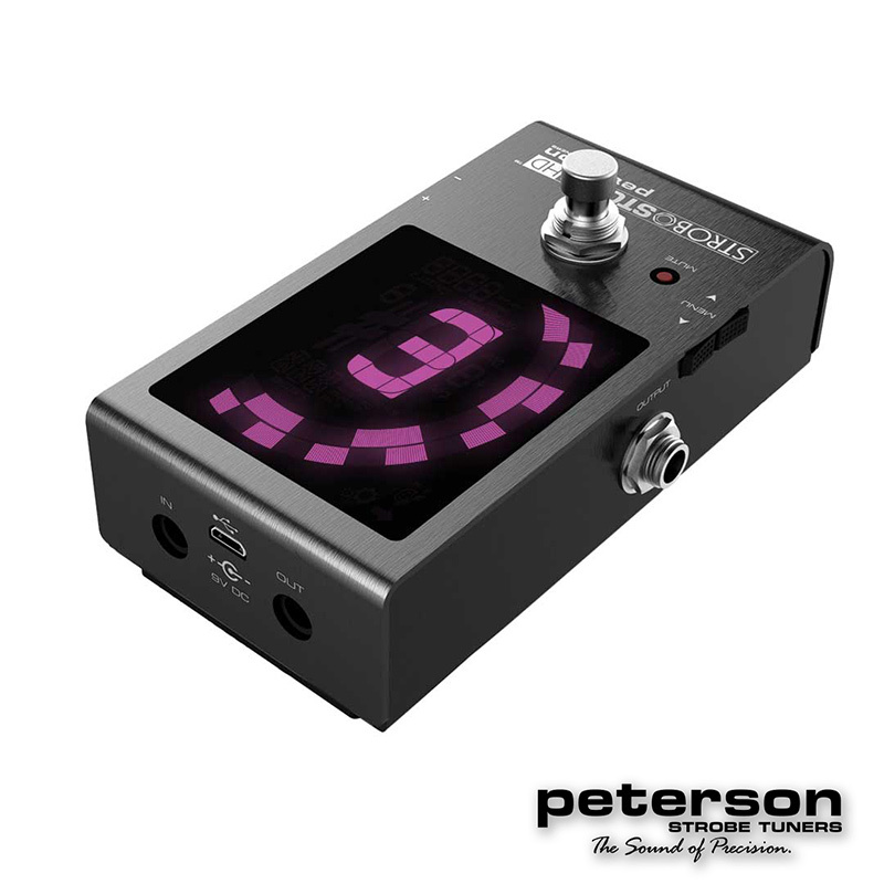 地表最準Peterson StroboStomp HD 地板式頻閃式調音器內建buffer