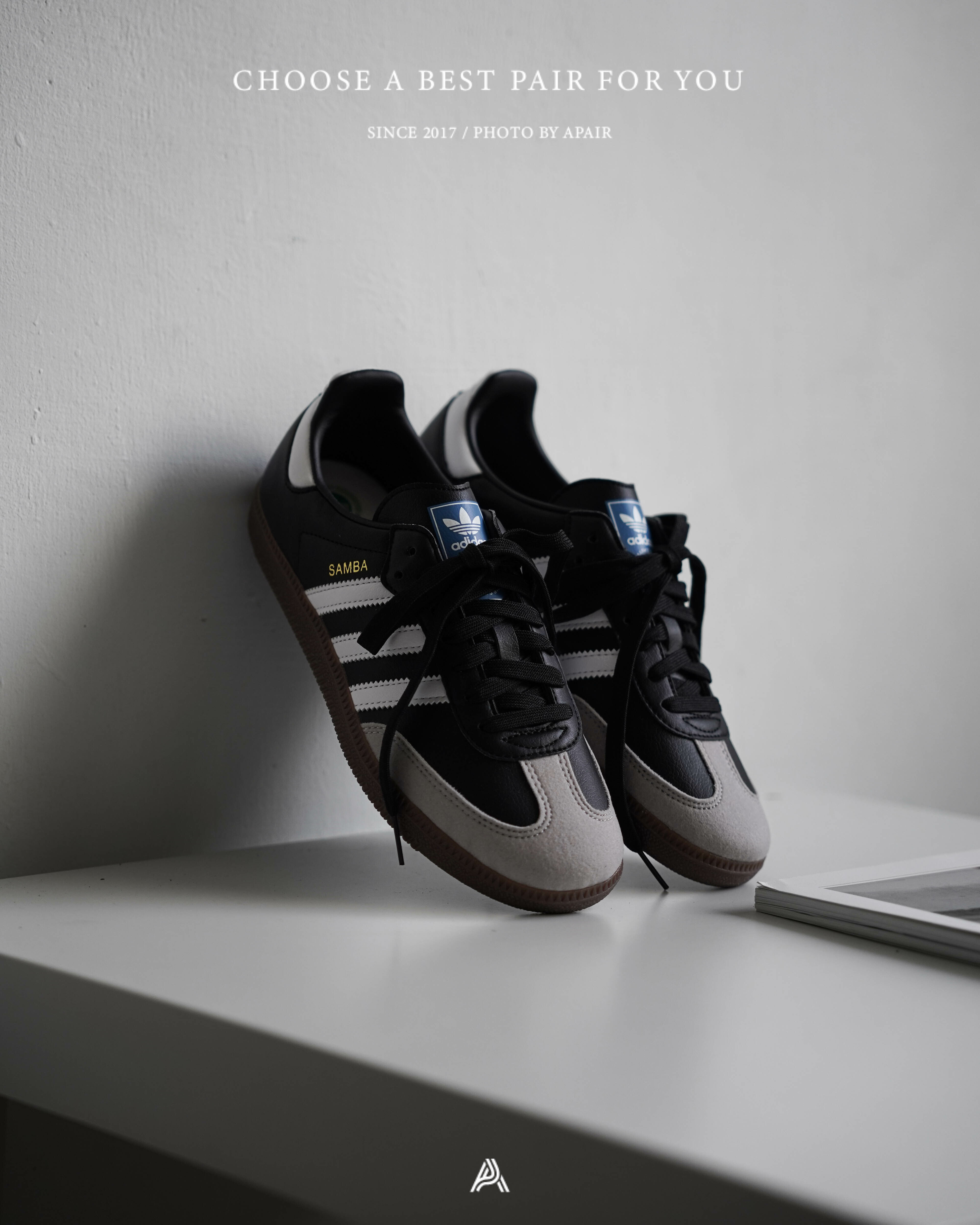 【APAIR】預購  adidas SAMBA VEGAN 麂皮 黑胡桃 H01878