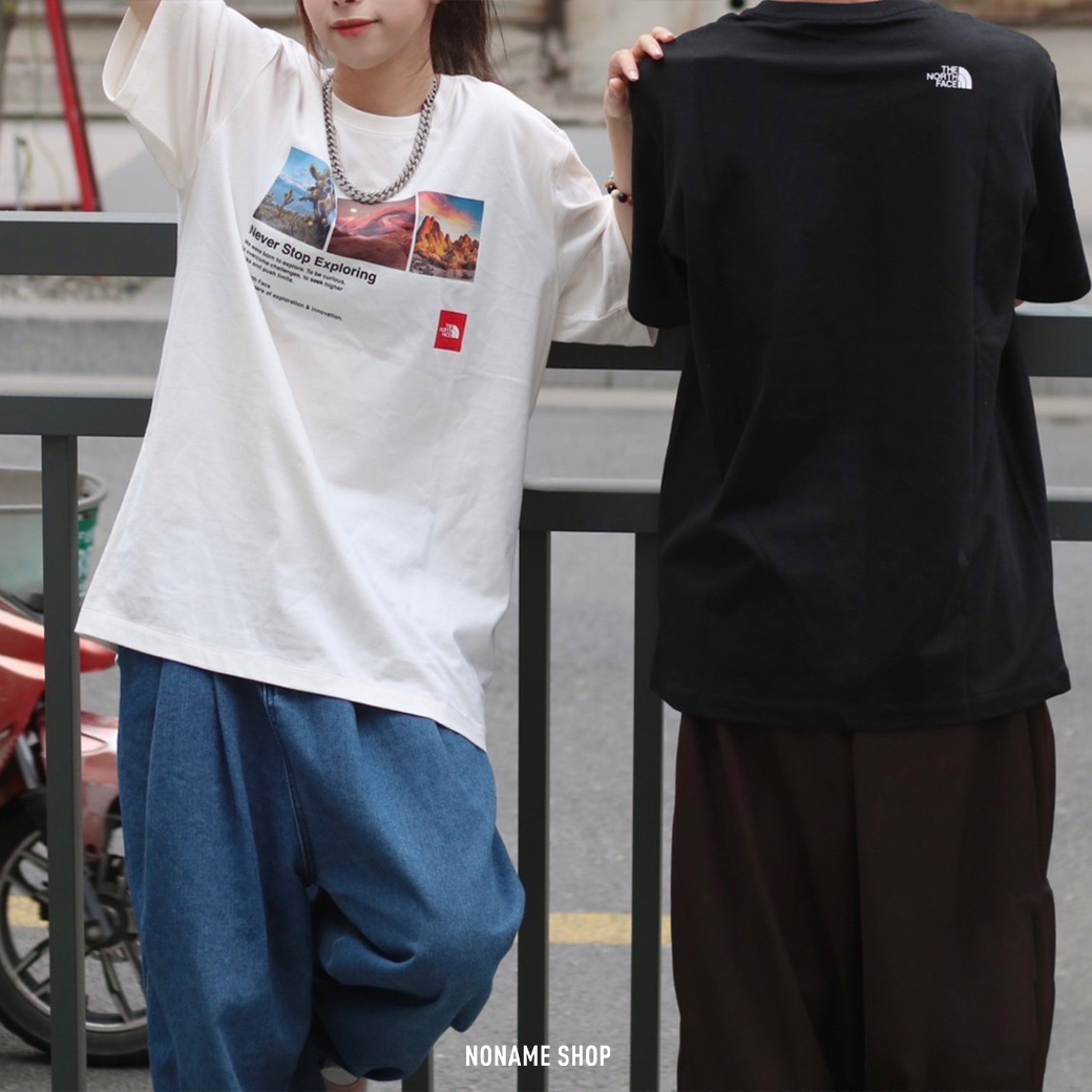 THE NORTH FACE 北臉 復古 風景 圖片 短T 三色 (男款)