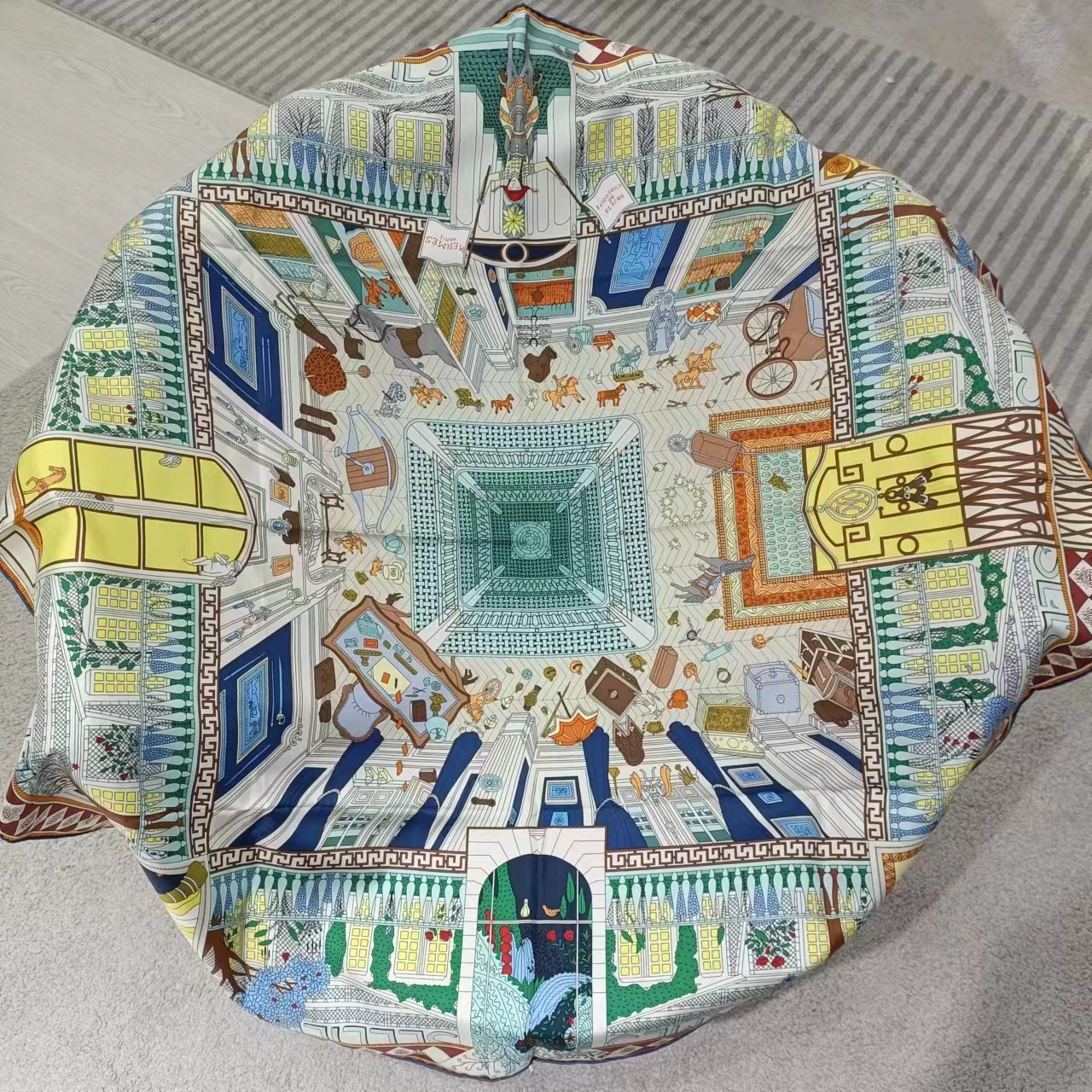 Hermes 100% Silk 90x90cm T004 -T