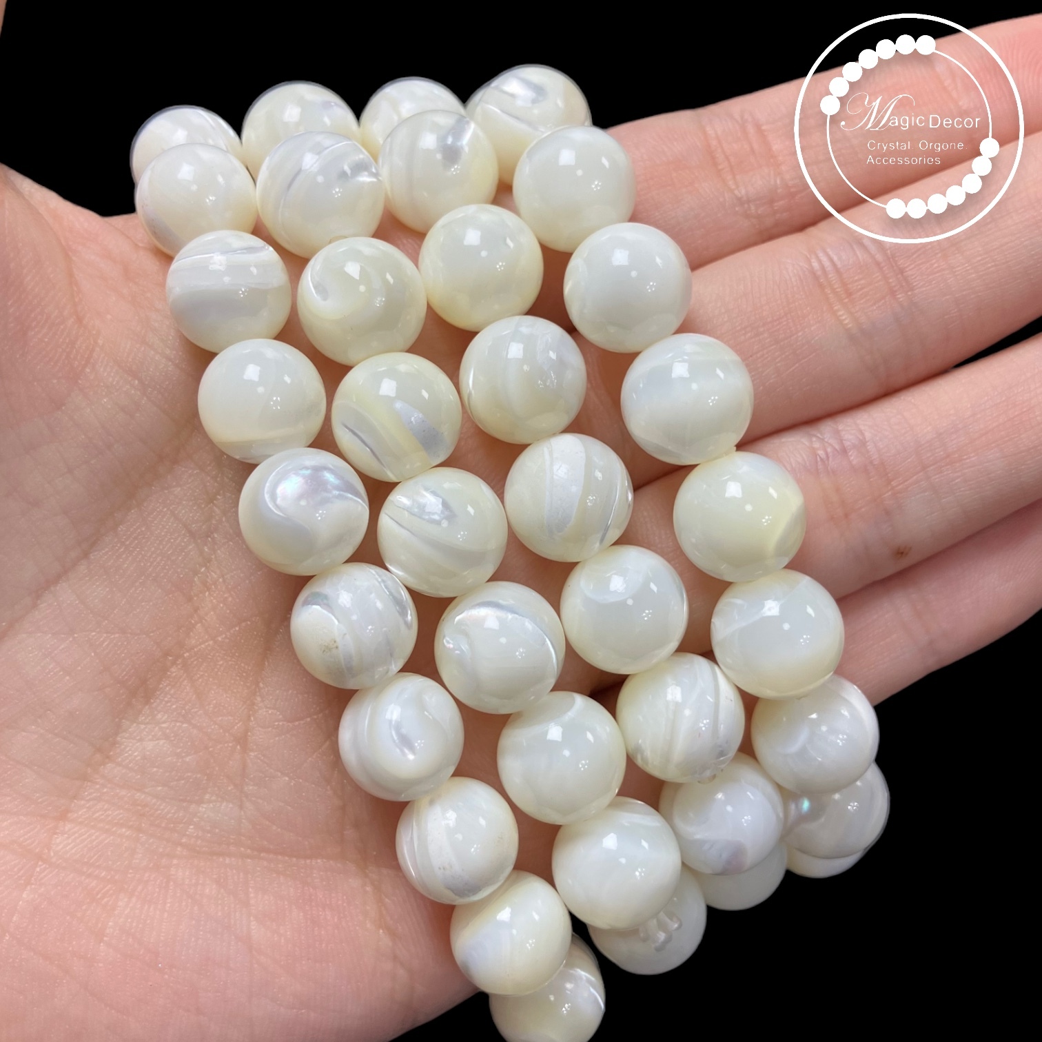 251013 - D32 10mm+白貝母手串