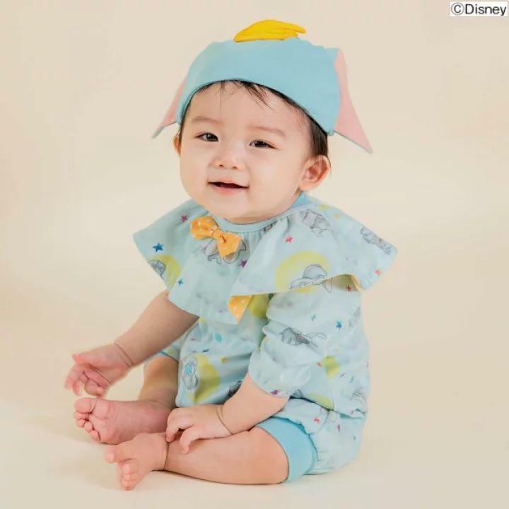 (現貨)🇯🇵日本直送 Disney Dumbo(帽仔+連身衣set)