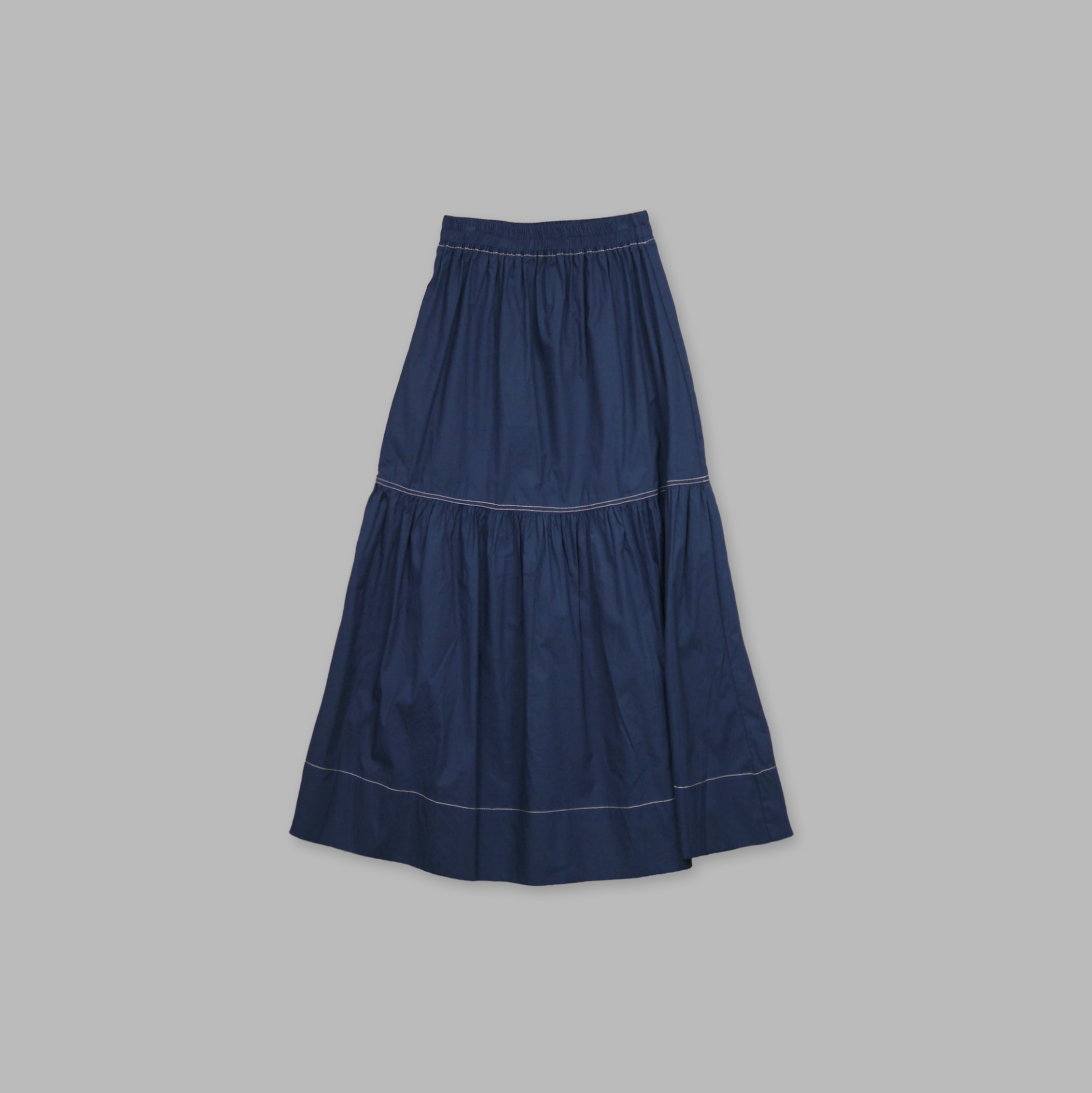 J.P.L. 高腰縫線層疊圓裙 ╭ 3色 ╮