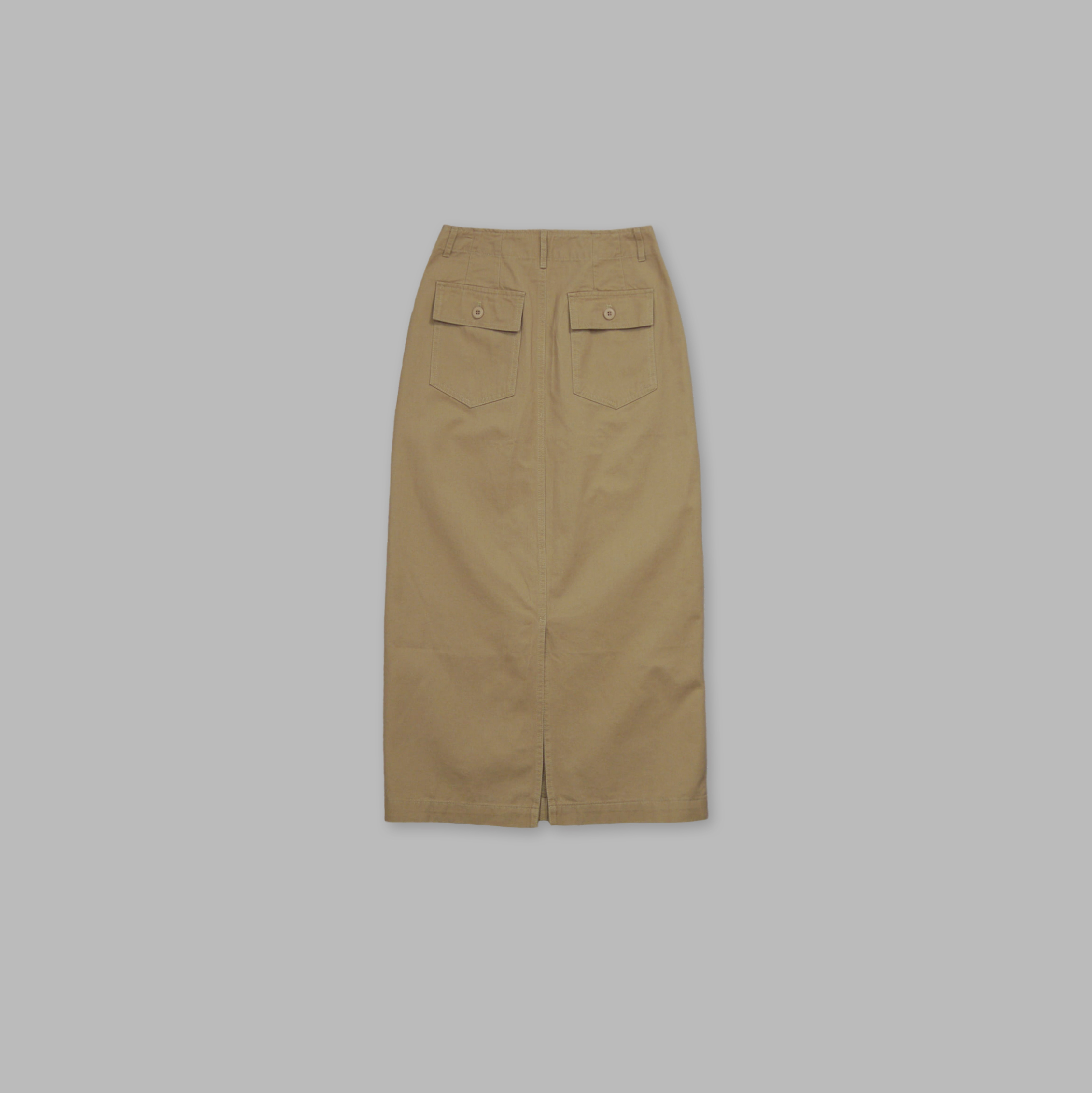 J.P.L. 高腰斜紋棉貝克裙 ╭ 2色 ╮