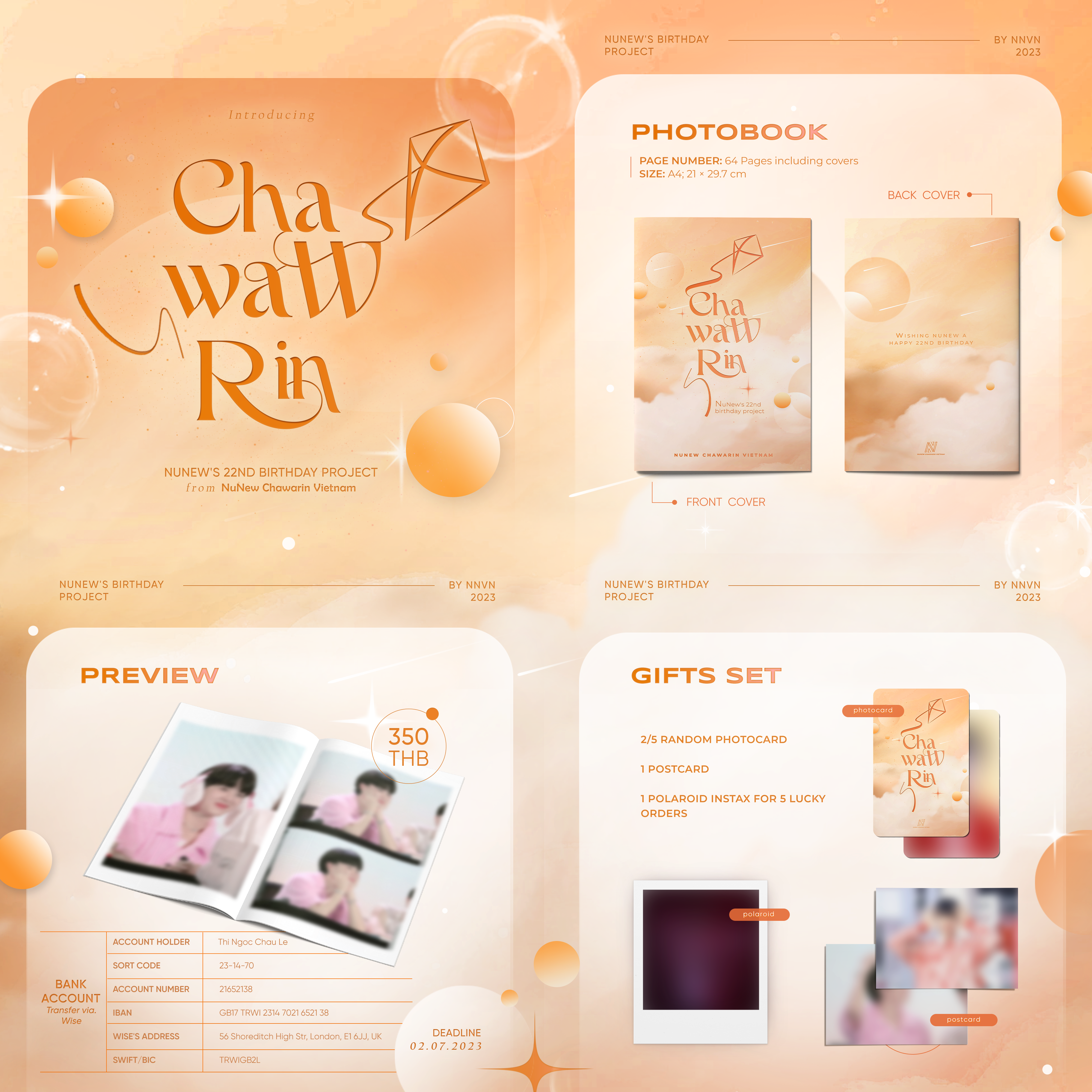 Niunew 22nd Birthday Project ChaWaWRin