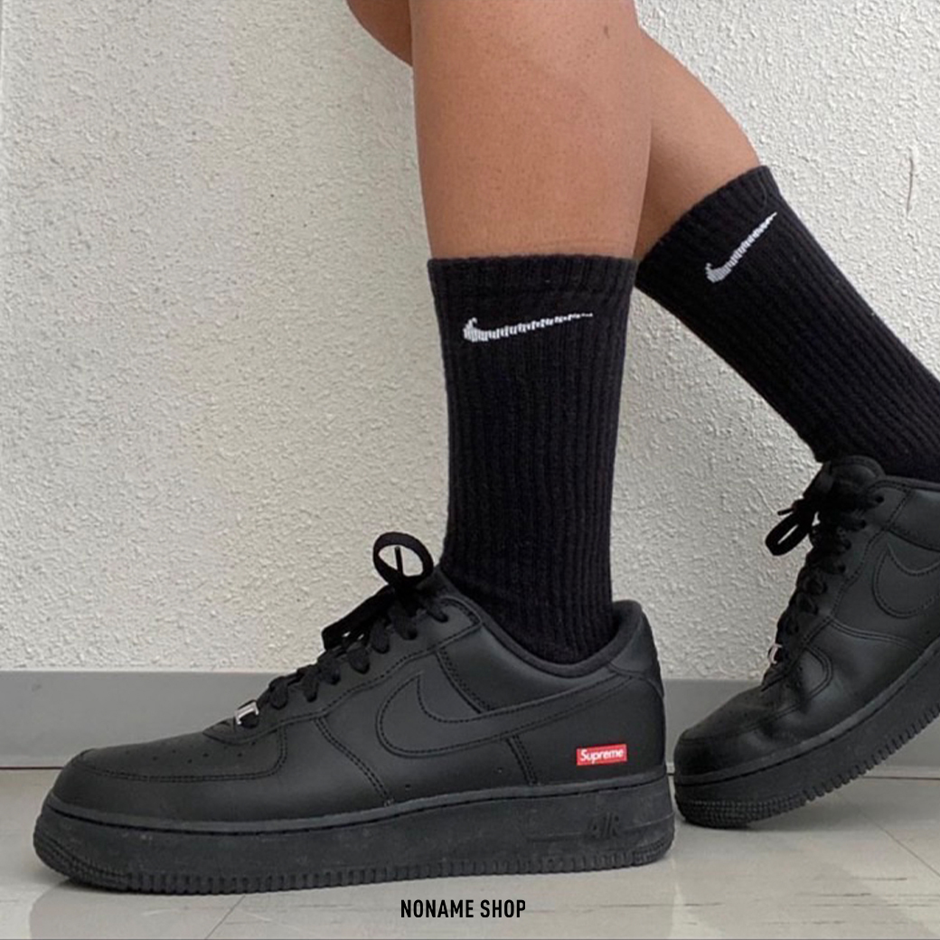 SUPREME X NIKE Air Force 1 Low 限量聯名款黑