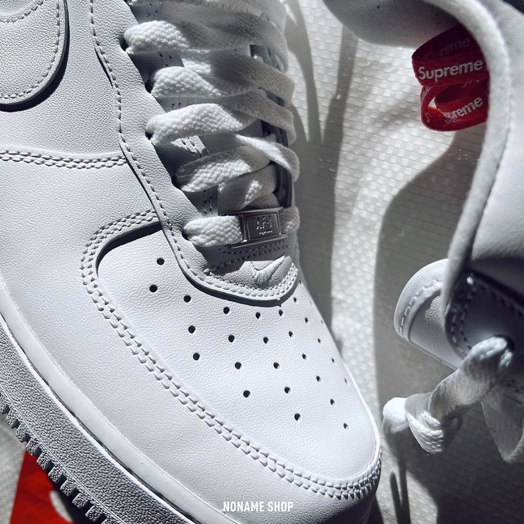 SUPREME X NIKE Air Force 1 Low 限量聯名款小白鞋