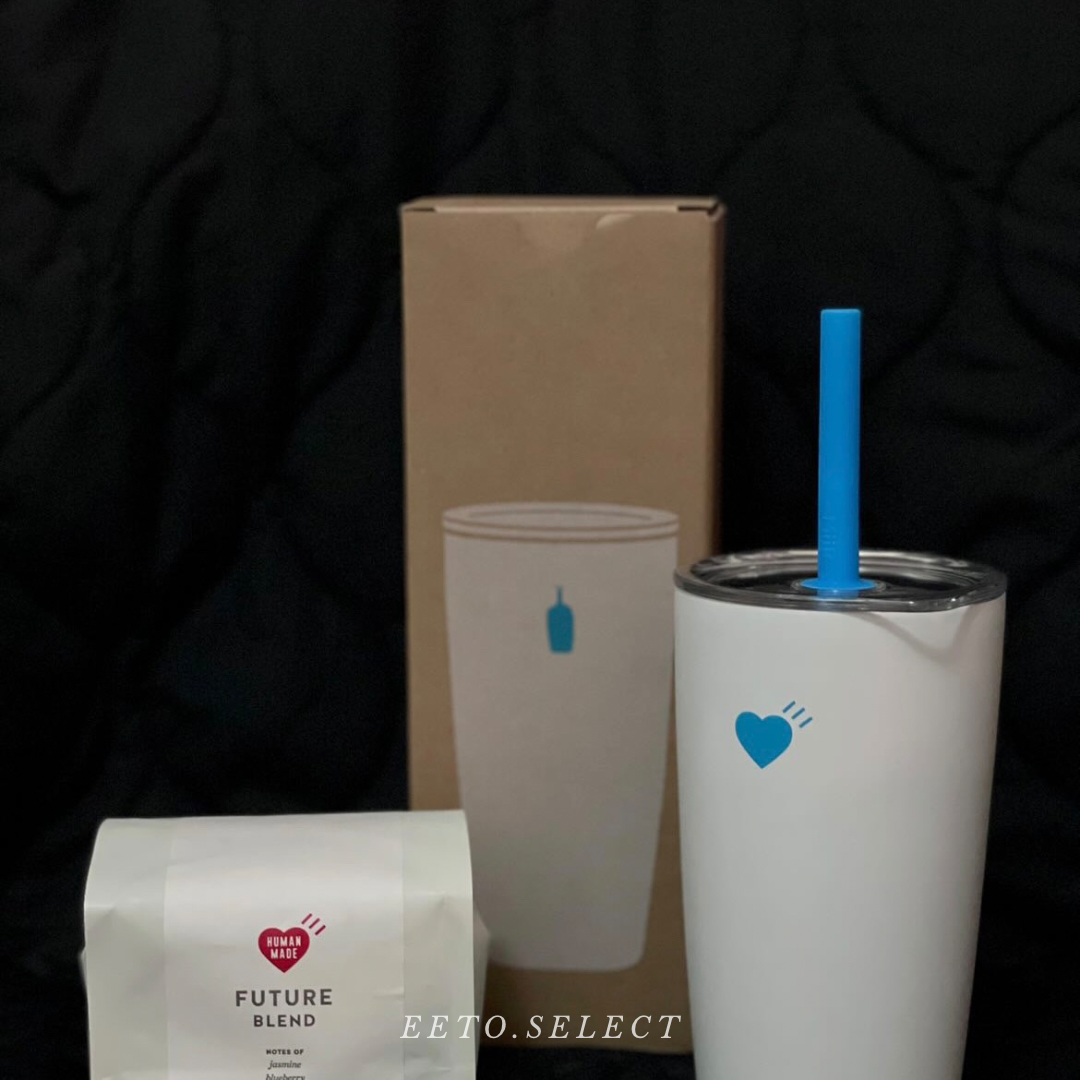 Human made x blue bottle 聯名吸管保溫杯