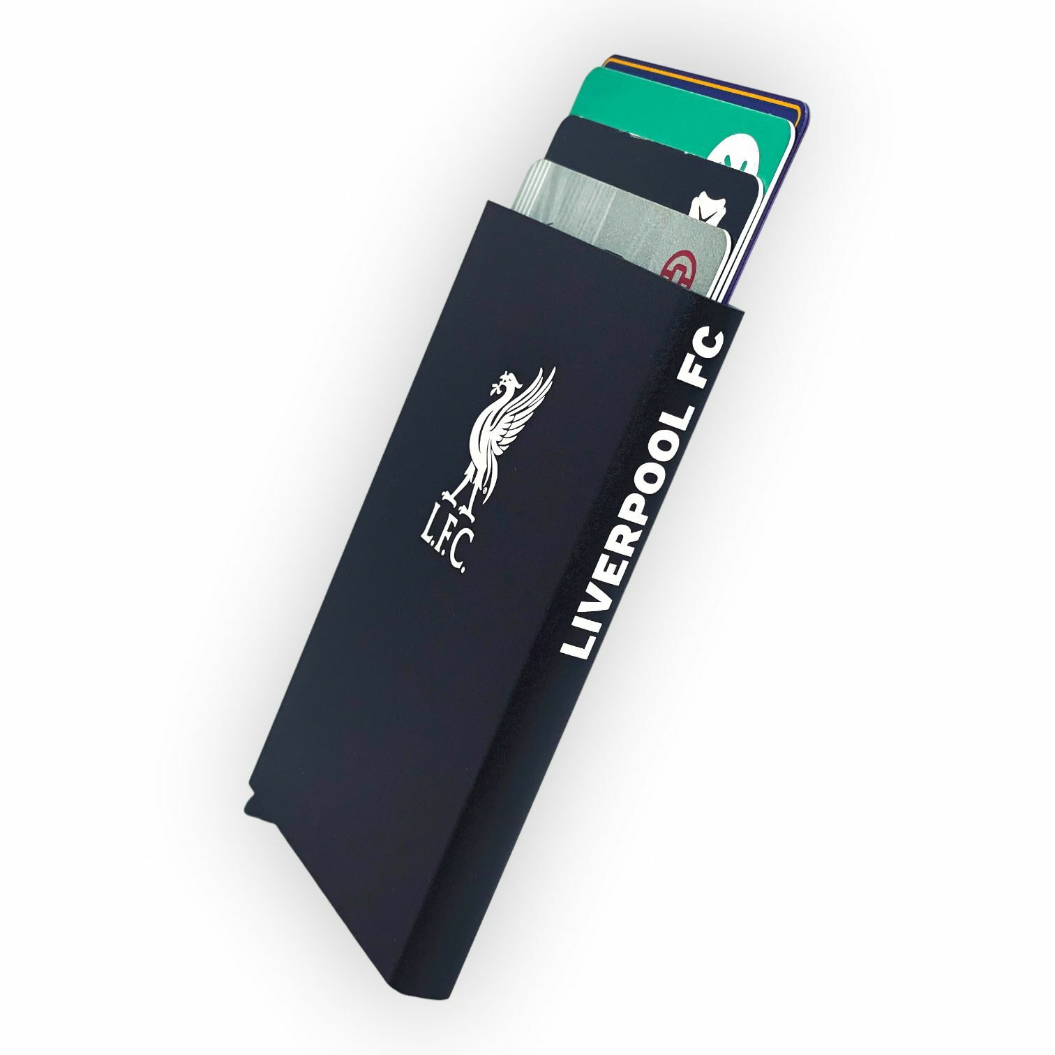 利物浦啞黑色金屬卡片盒