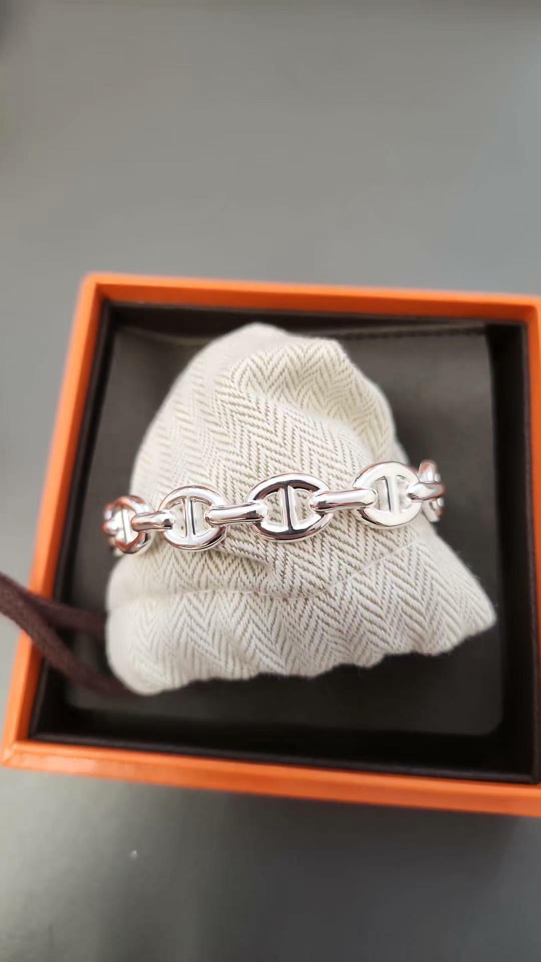 Hermes 朱鼻手鐲 ST size KW912 K33 -M