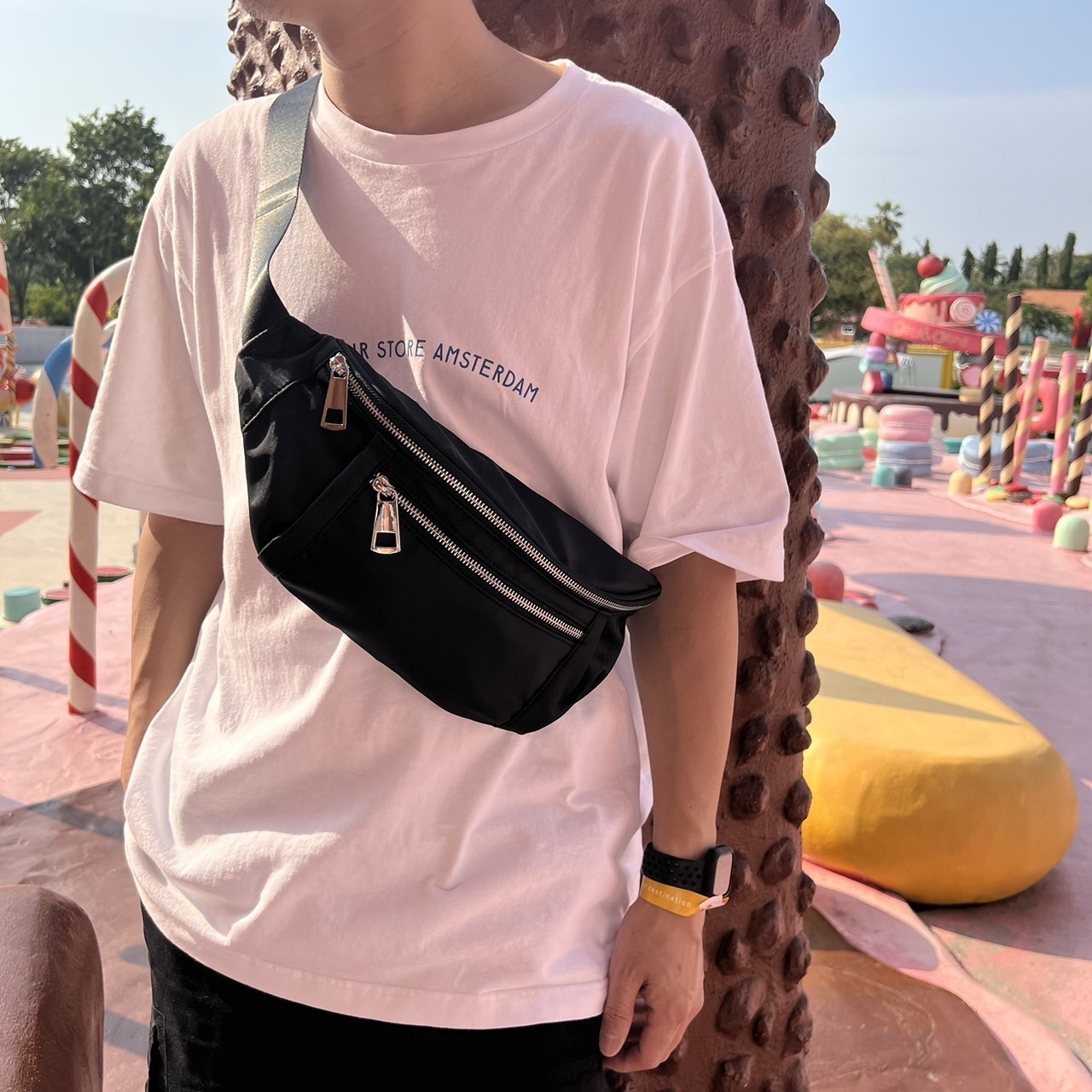 男生會喜歡的腰包/三款