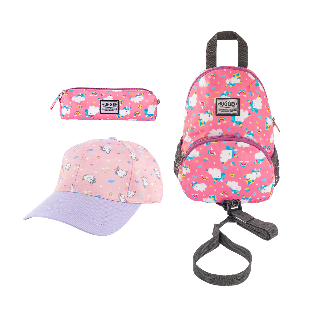 Toddler Backpack With Safety Leash , unicorn Bundle